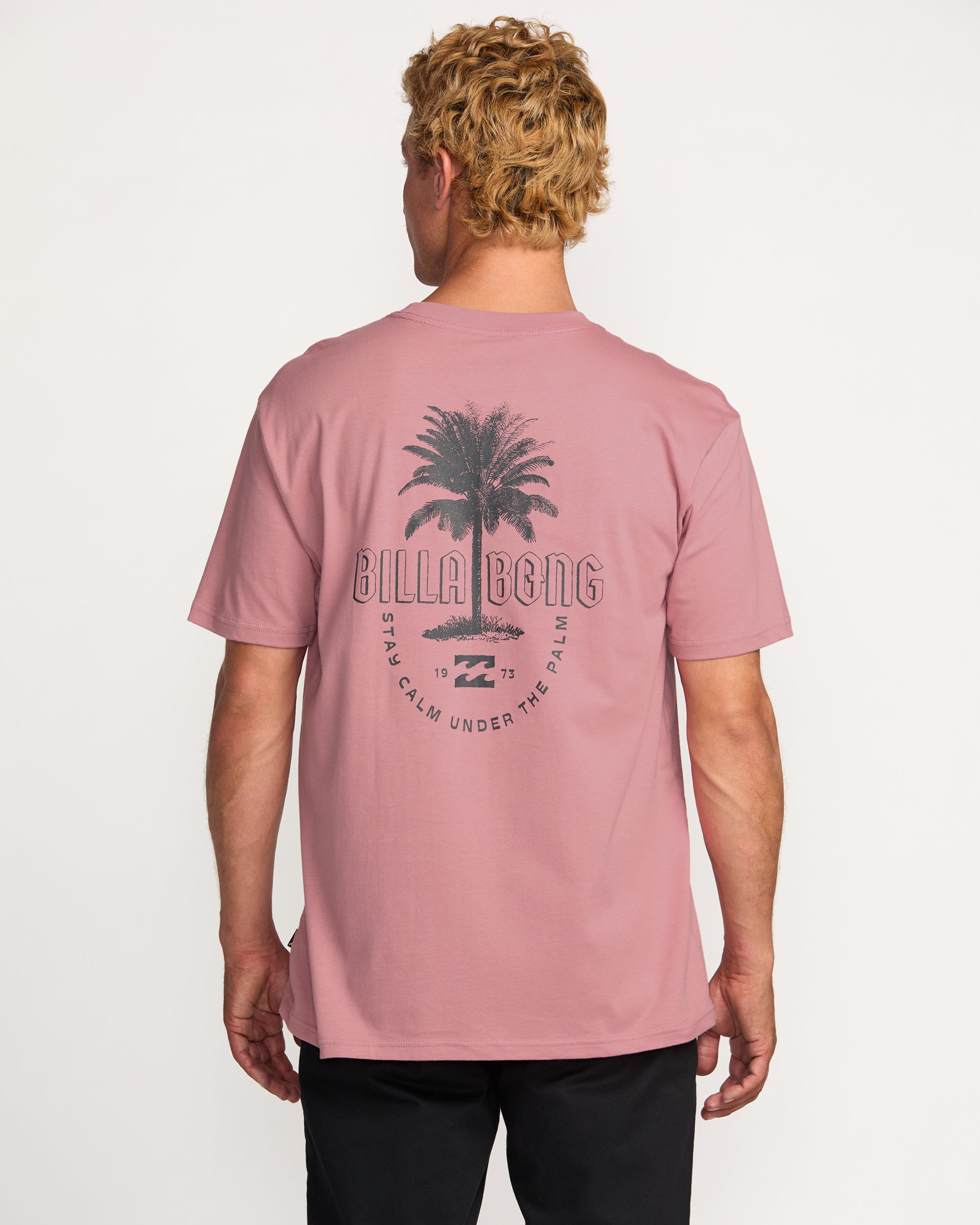Calm Palm Premium Tee - Dusty Pink - Image 2