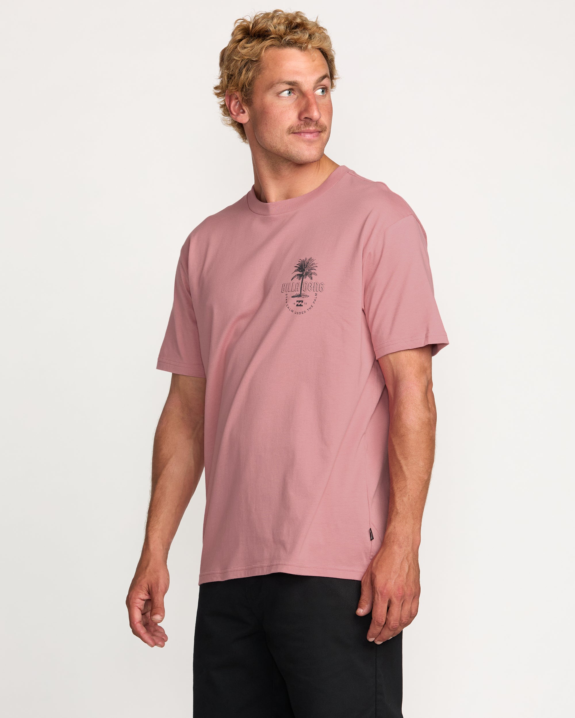 Calm Palm Premium Tee - Dusty Pink - Image 6