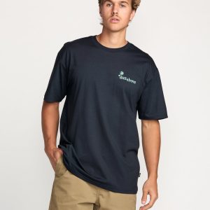 Checking In Regular Tee - Aged Indigo