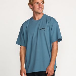 Bracket Script OG Tee - Carolina Blue