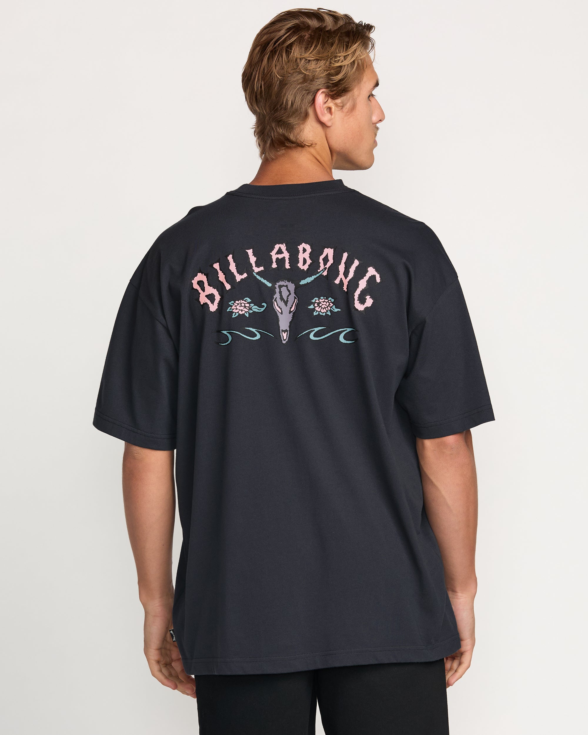 Raging Bull Regular Tee - Washed Black - Image 3