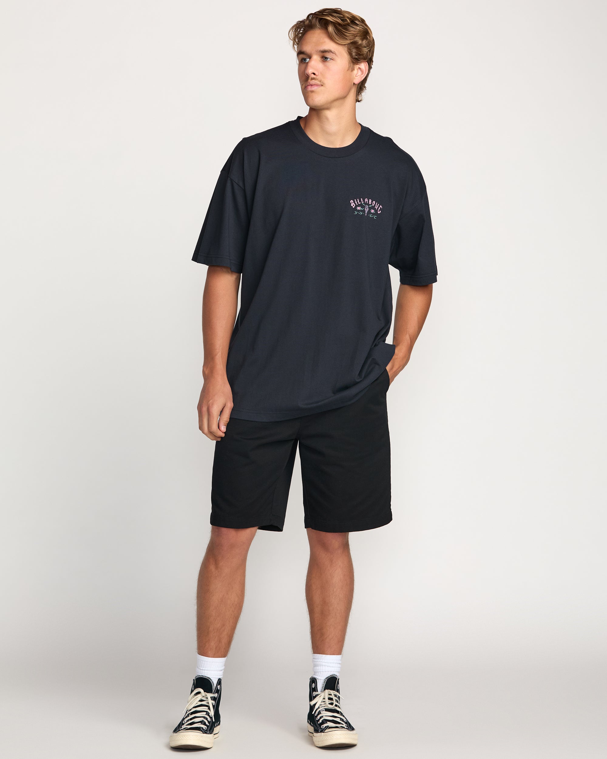 Raging Bull Regular Tee - Washed Black - Image 6