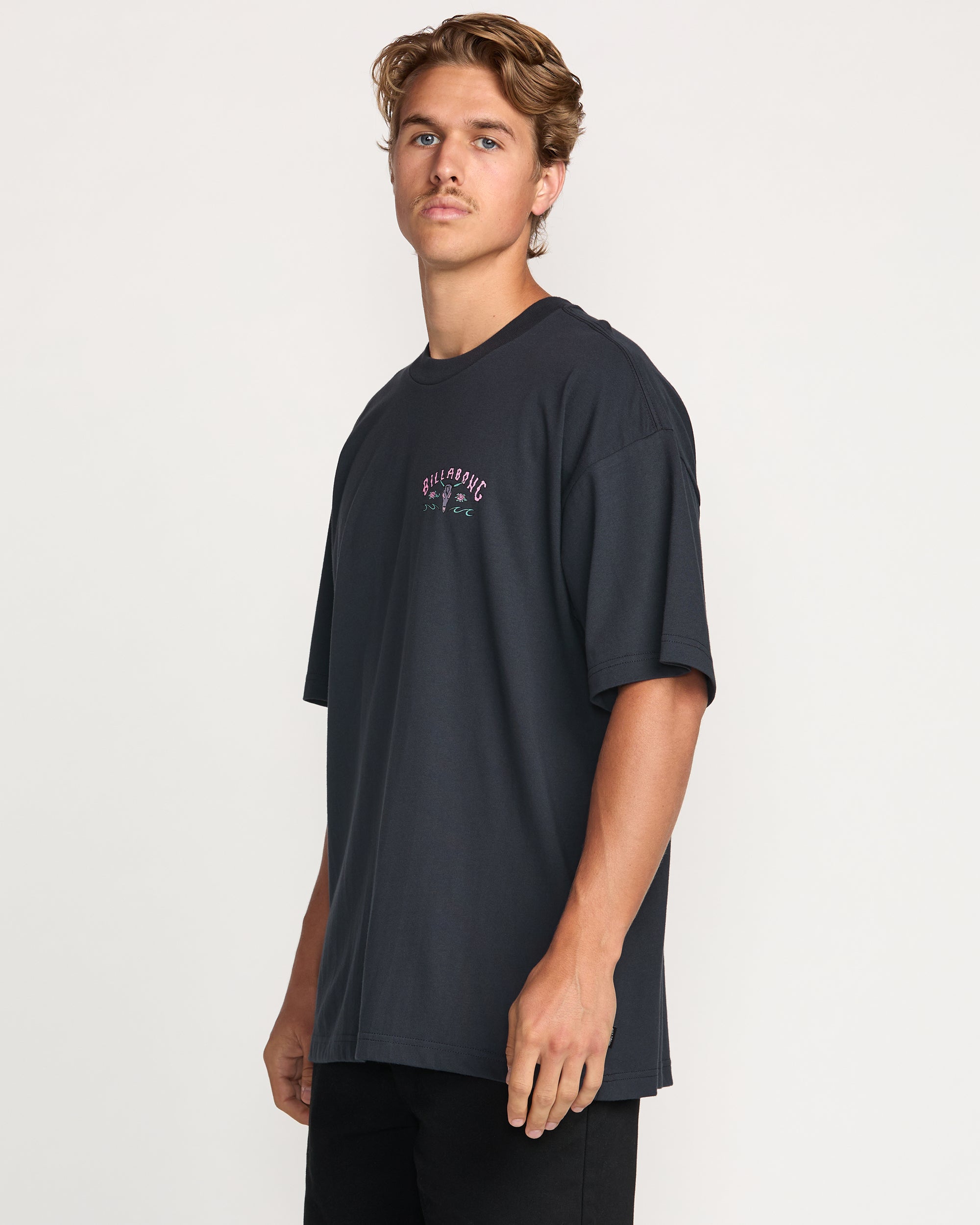 Raging Bull Regular Tee - Washed Black - Image 7