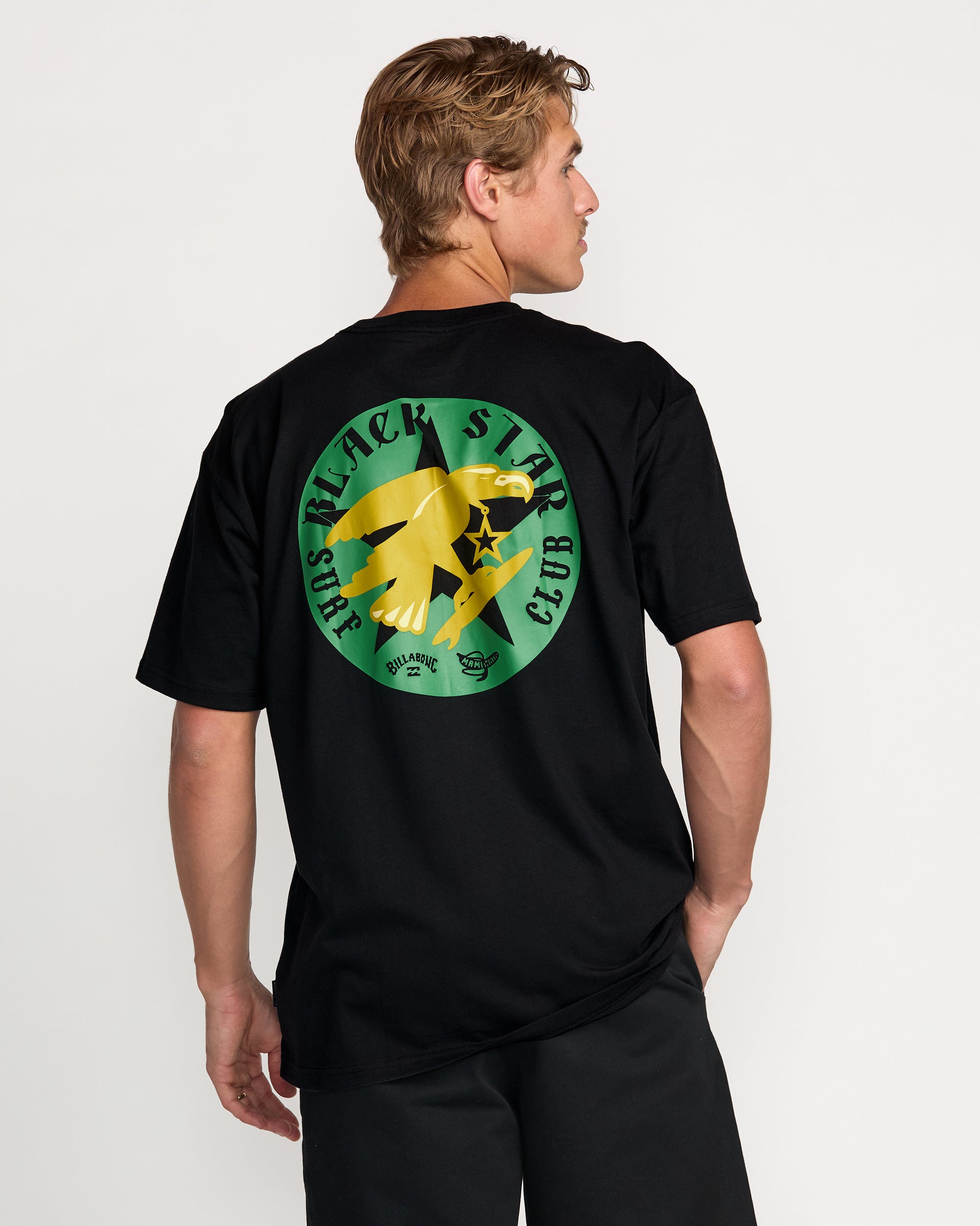 Billabong x Mami Wata Black Star Regular Tee - Black - Image 4