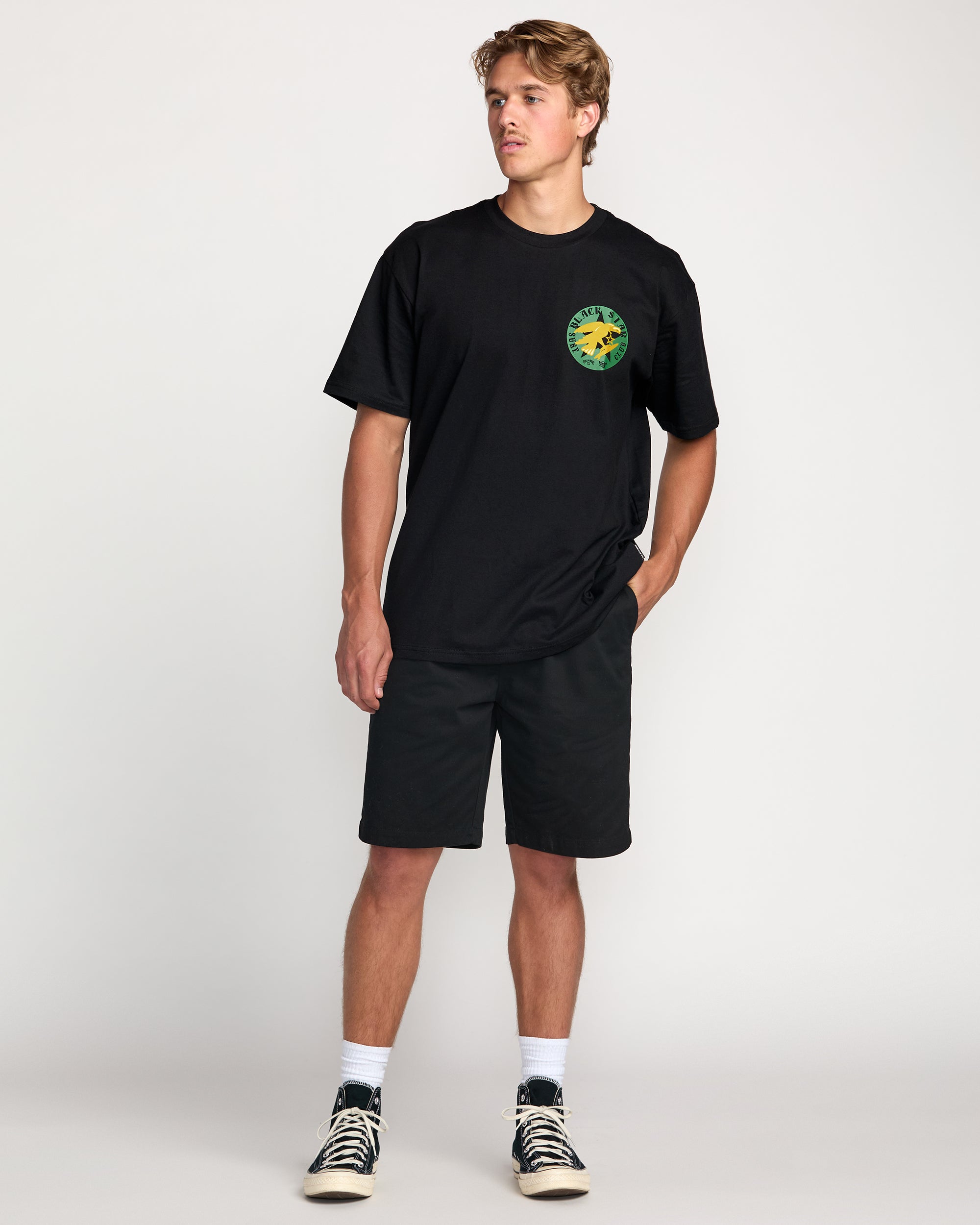 Billabong x Mami Wata Black Star Regular Tee - Black - Image 7