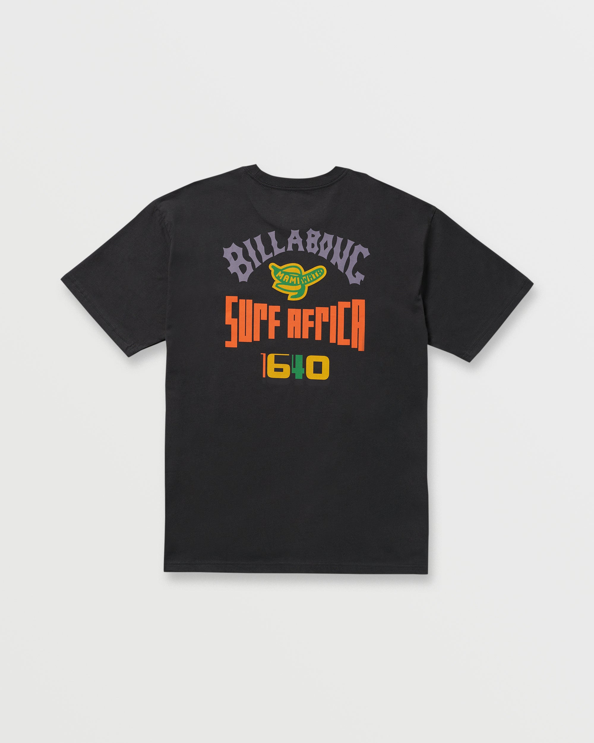 Billabong x Mami Wata Surf Africa Regular Tee - Washed Black - Image 7