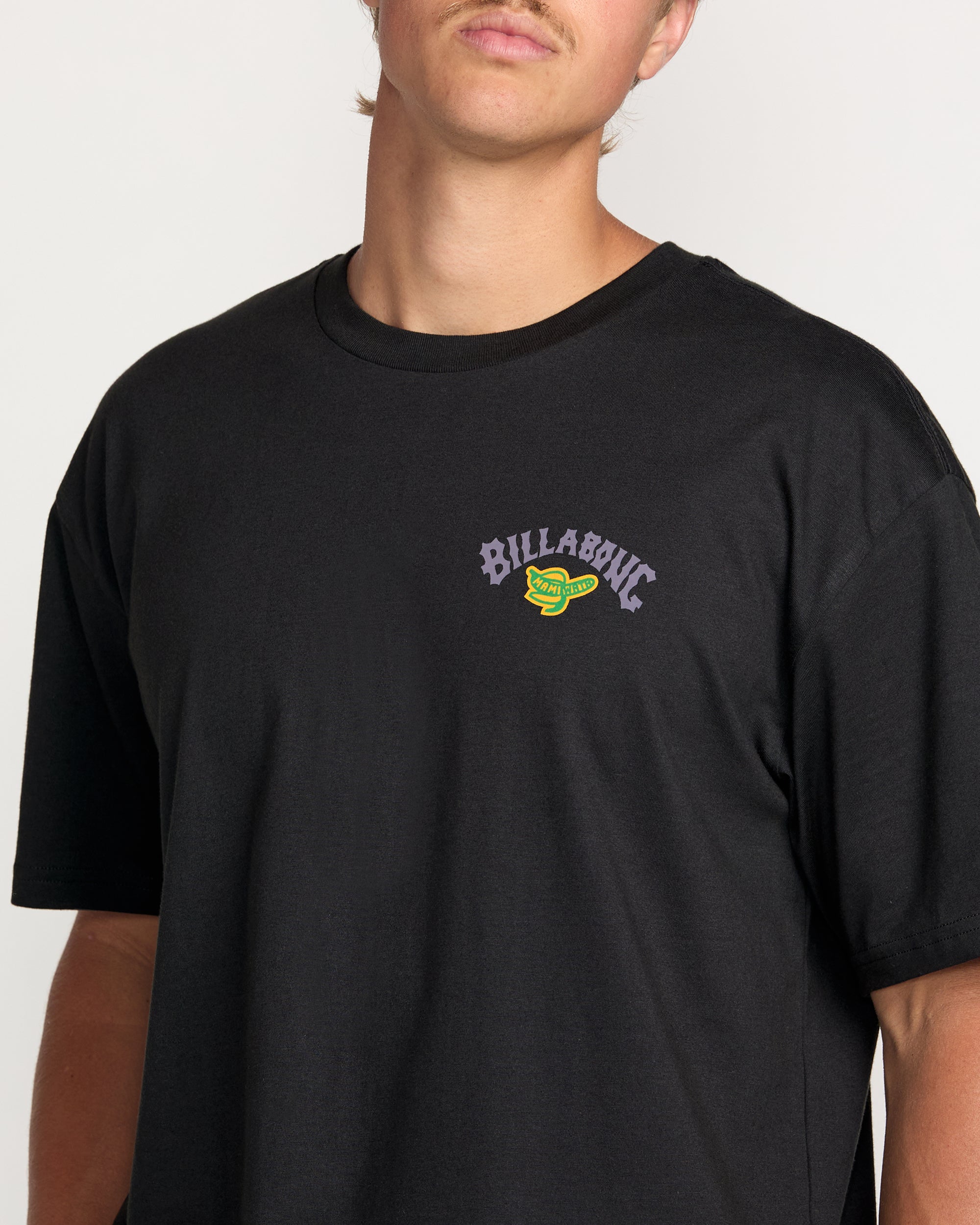 Billabong x Mami Wata Surf Africa Regular Tee - Washed Black - Image 10