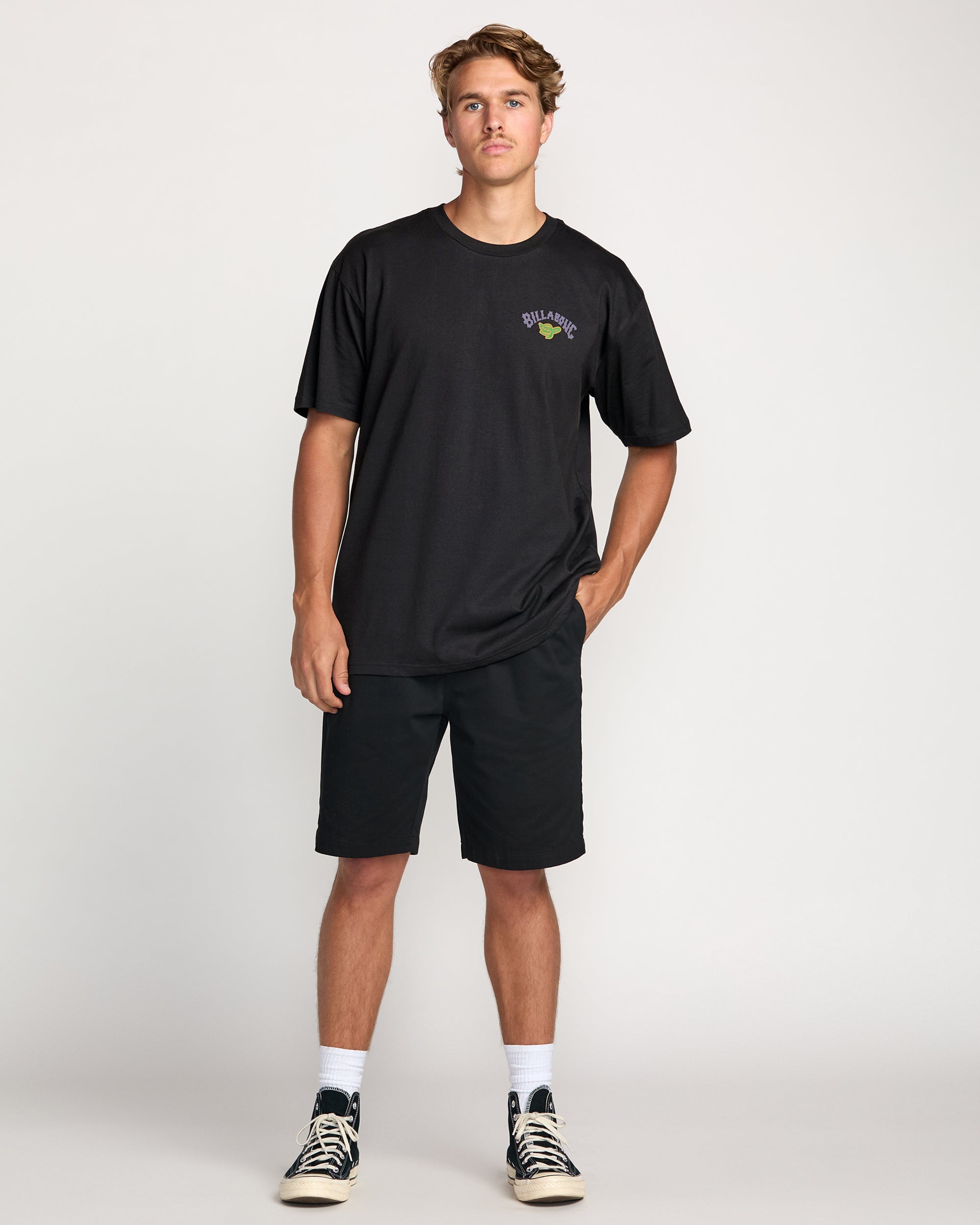 Billabong x Mami Wata Surf Africa Regular Tee - Washed Black - Image 8