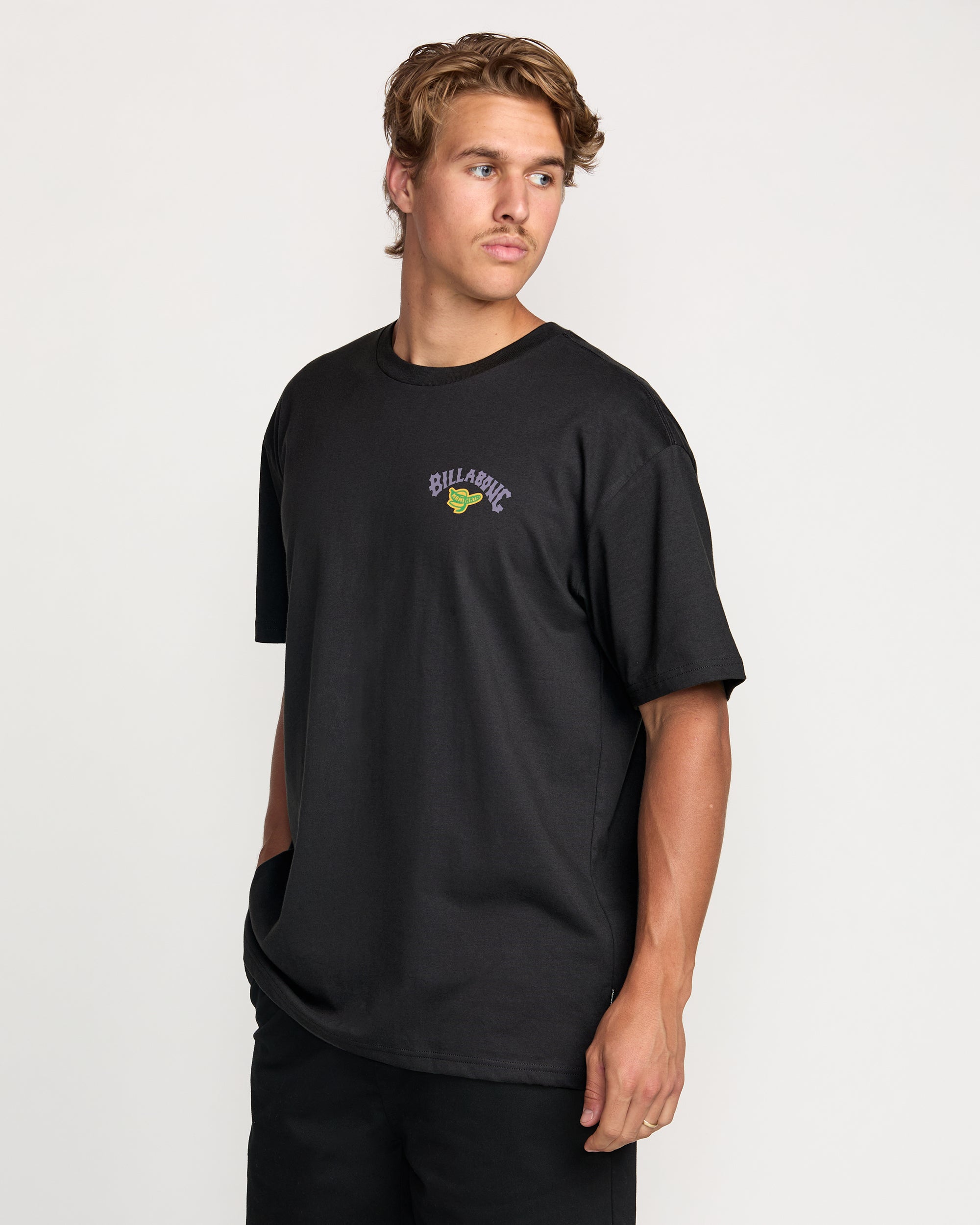 Billabong x Mami Wata Surf Africa Regular Tee - Washed Black - Image 9