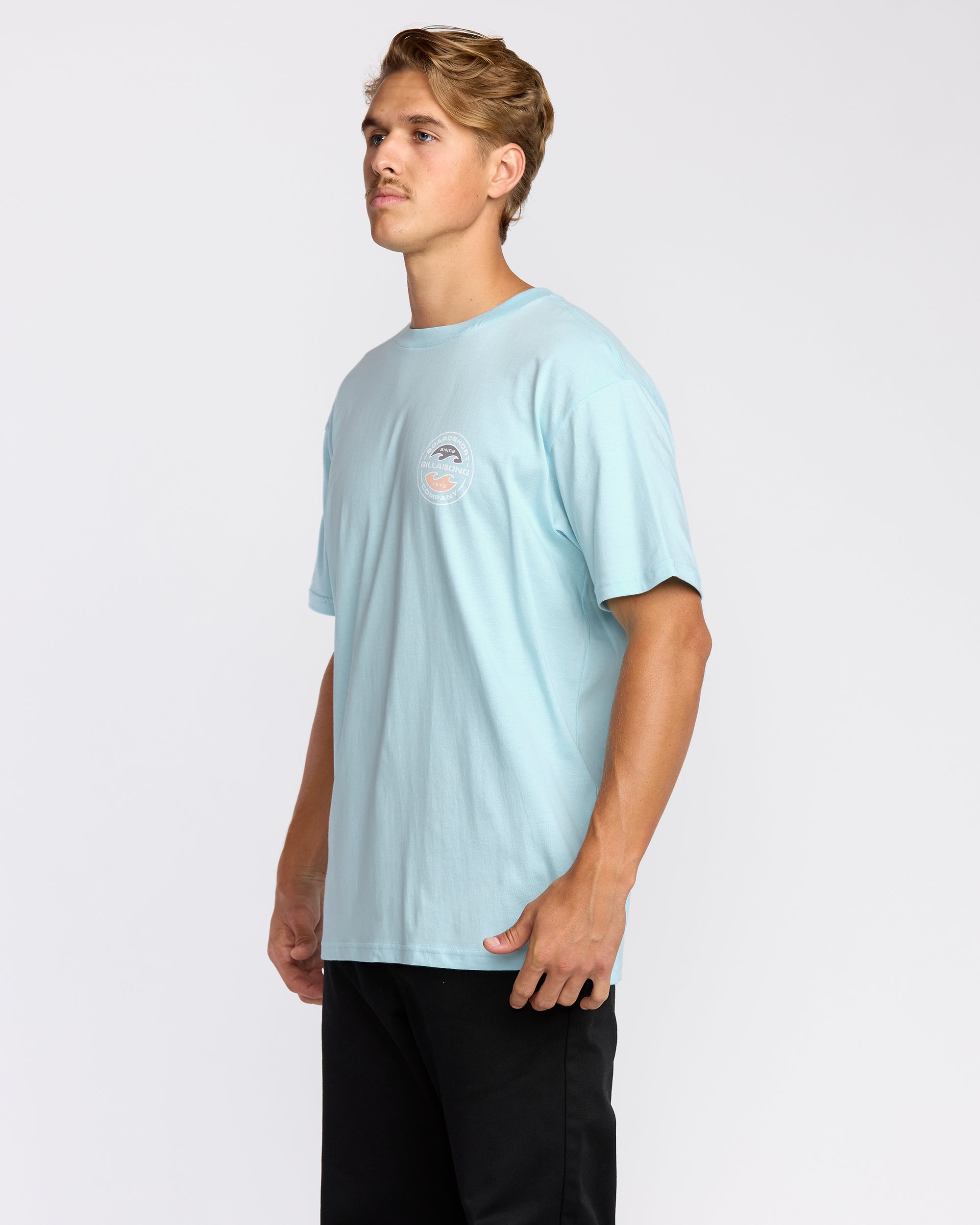 Hollow Premium Short Sleeve T-Shirt - Coastal Blue - Image 3