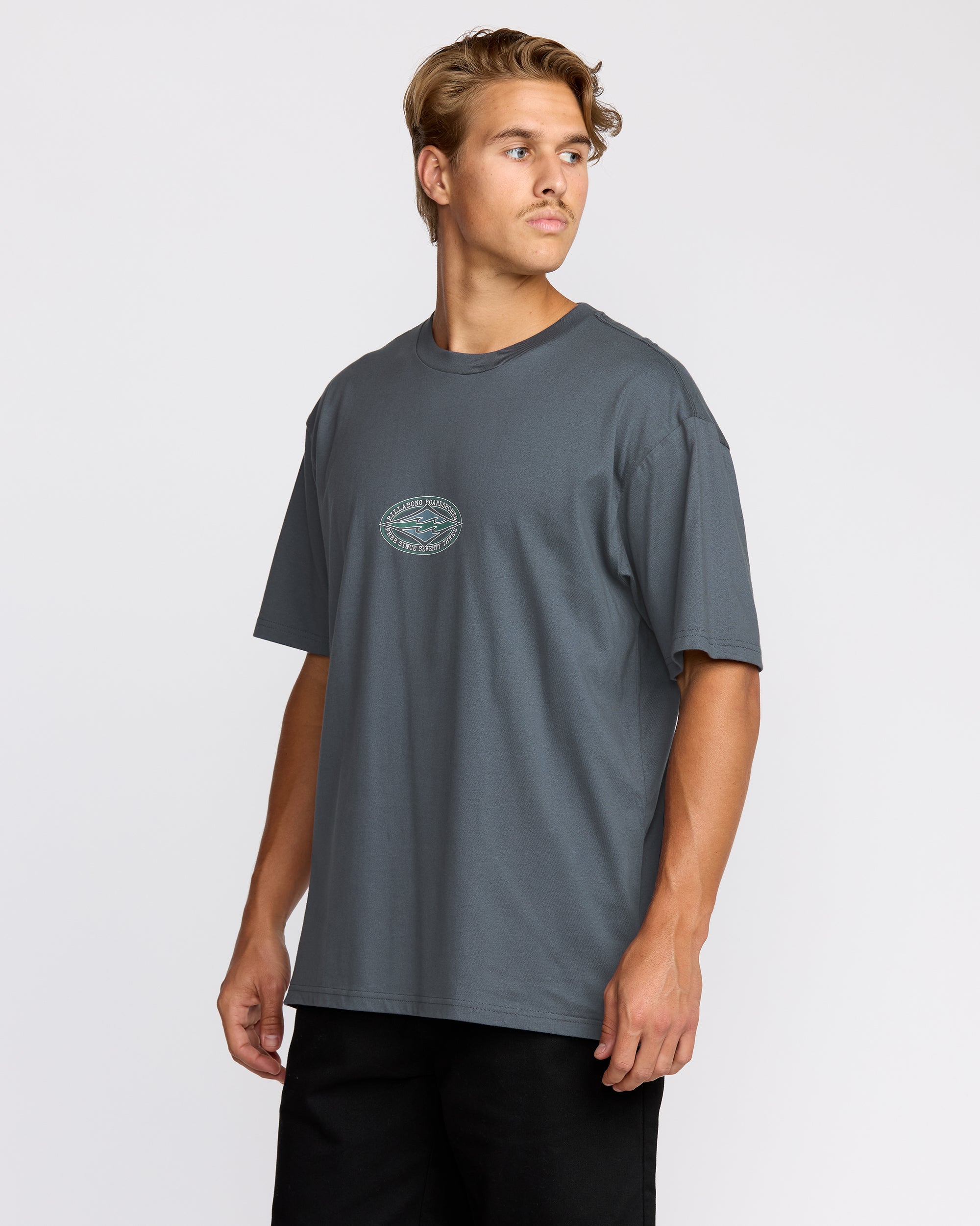 Rotor Diamond Regular Short Sleeve T-Shirt - Midnight Blue - Image 3
