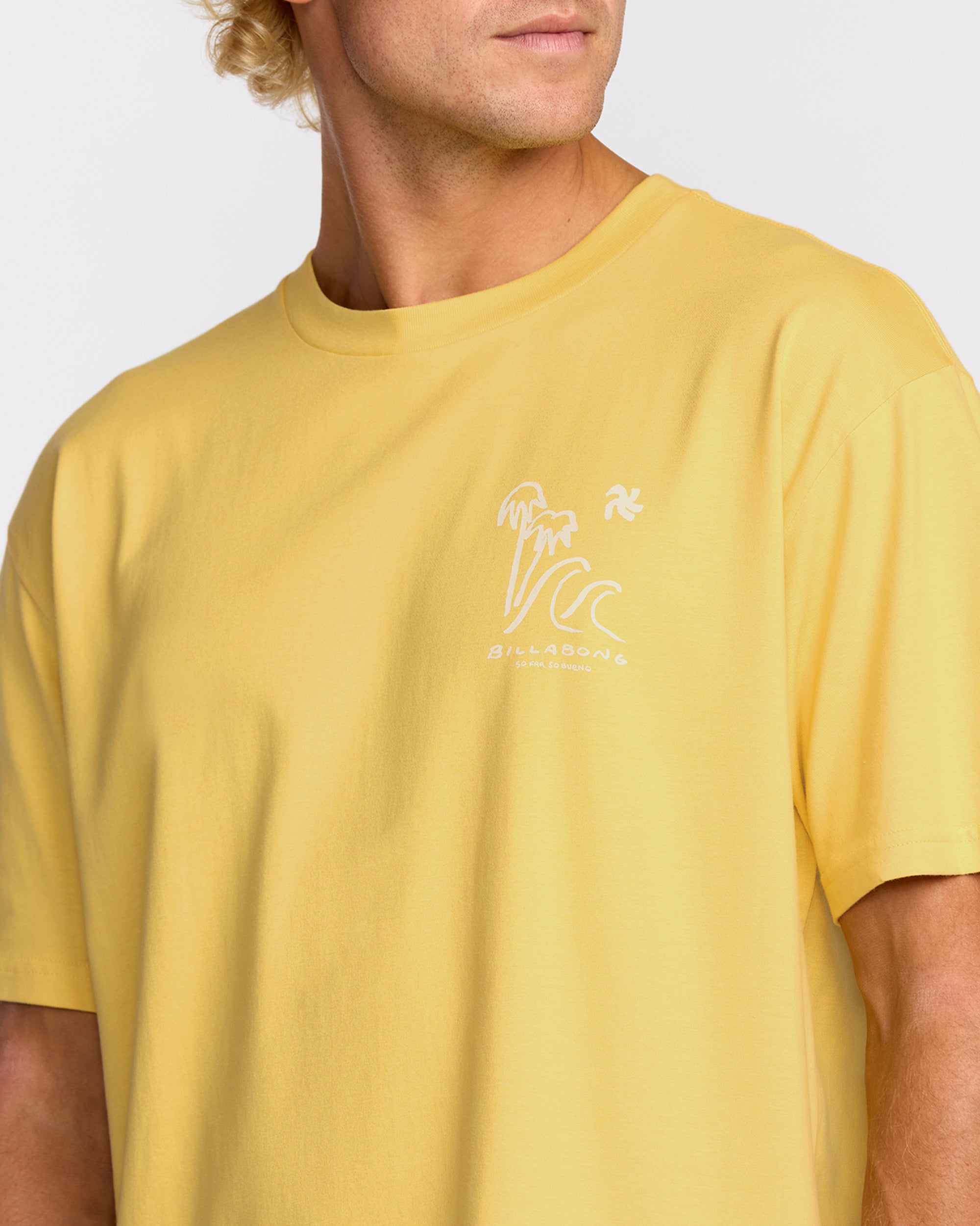 So Far Regular Short Sleeve T-Shirt - Dust Yellow - Image 6