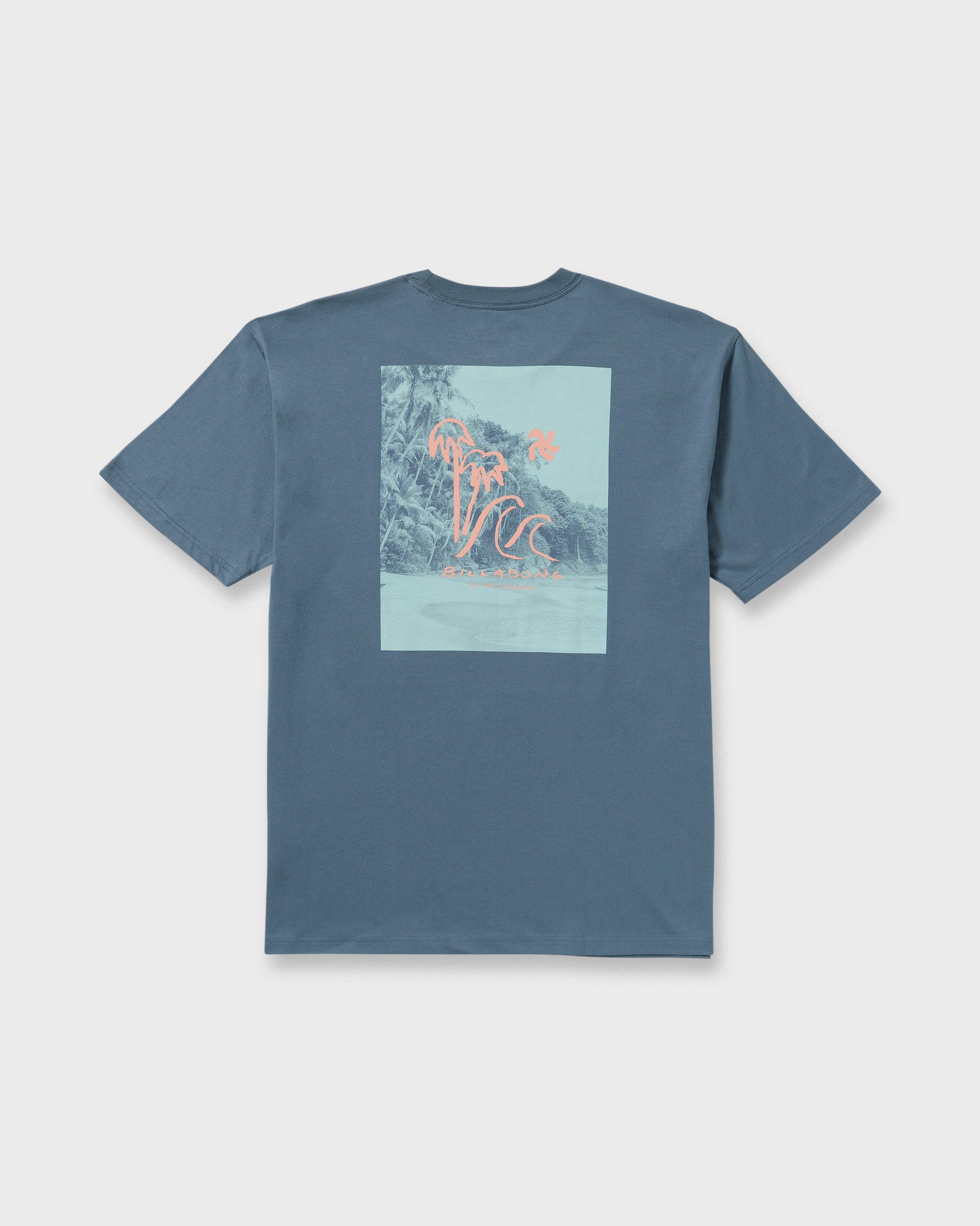 So Far Regular Short Sleeve T-Shirt - Steel Blue - Image 7