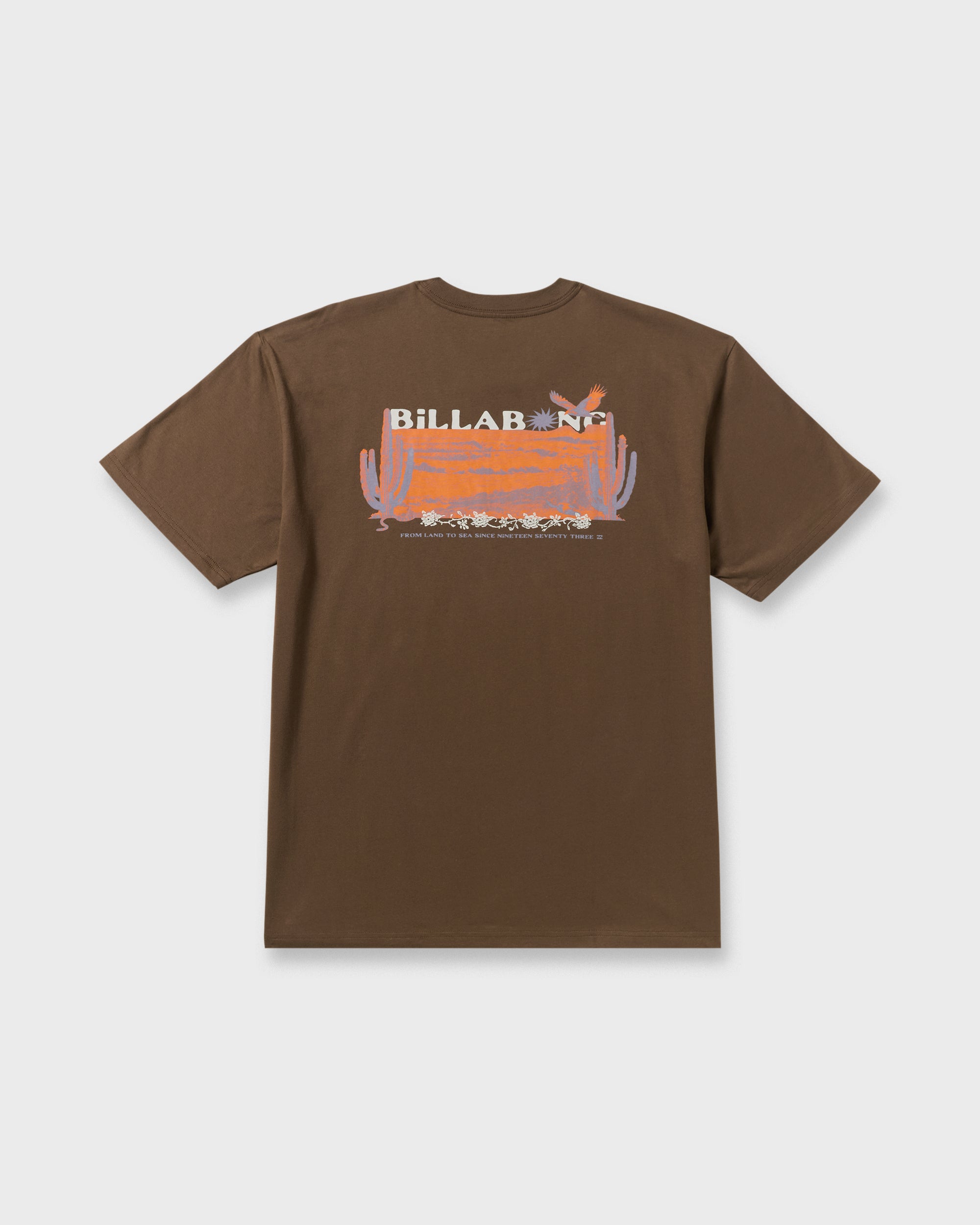 Land To Sea Regular Short Sleeve T-Shirt - Rustic Brown - Image 7