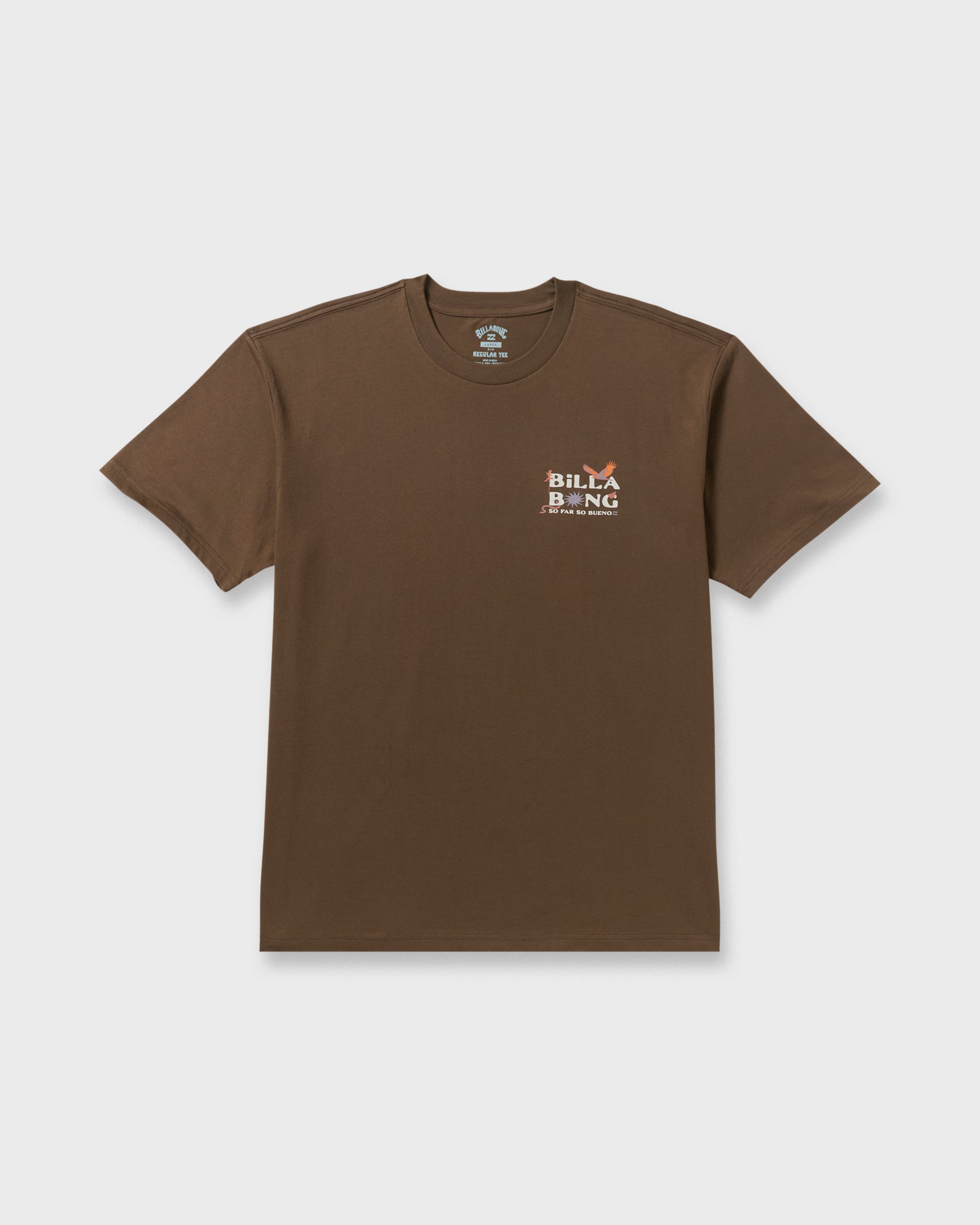 Land To Sea Regular Short Sleeve T-Shirt - Rustic Brown - Image 6