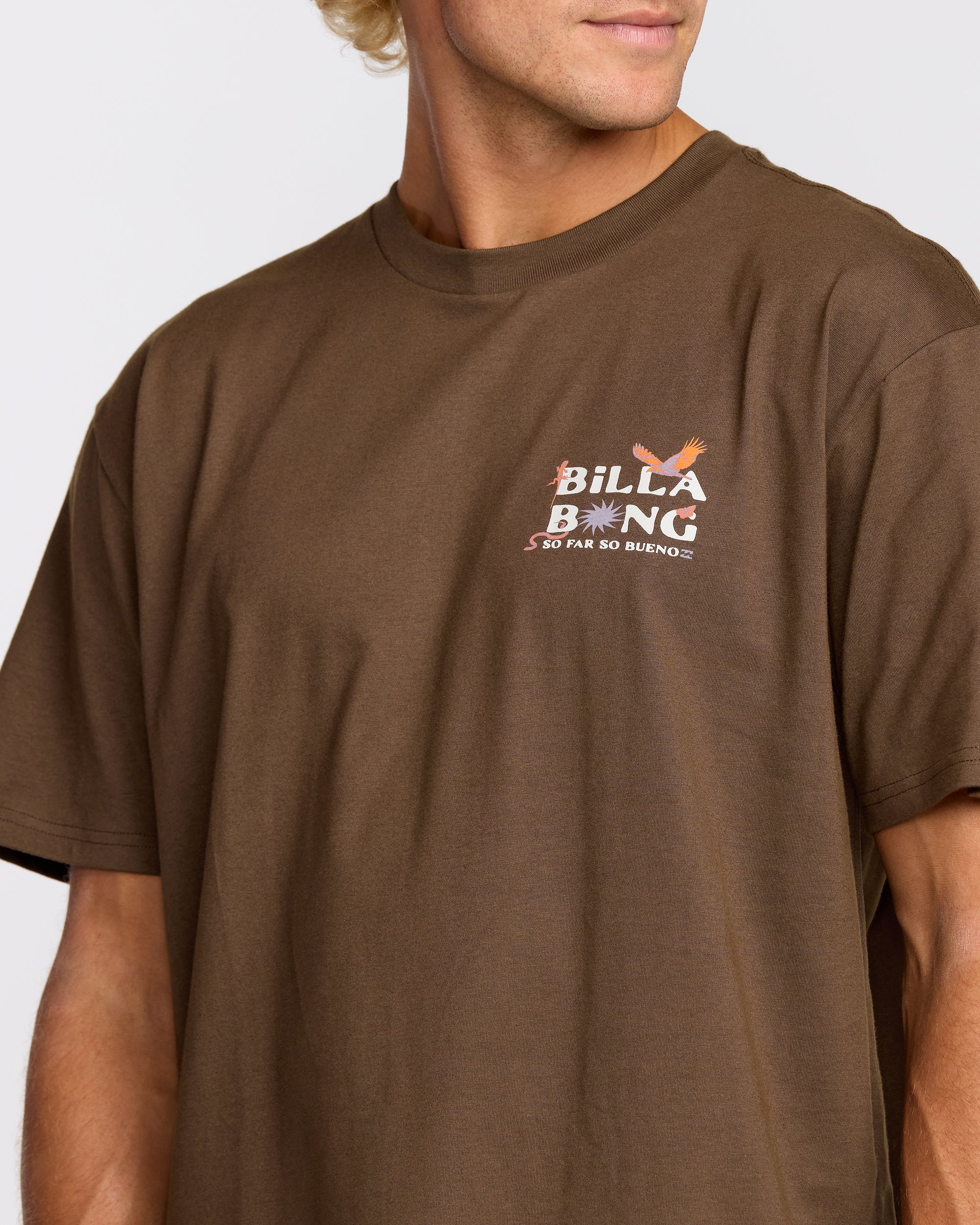 Land To Sea Regular Short Sleeve T-Shirt - Rustic Brown - Image 5