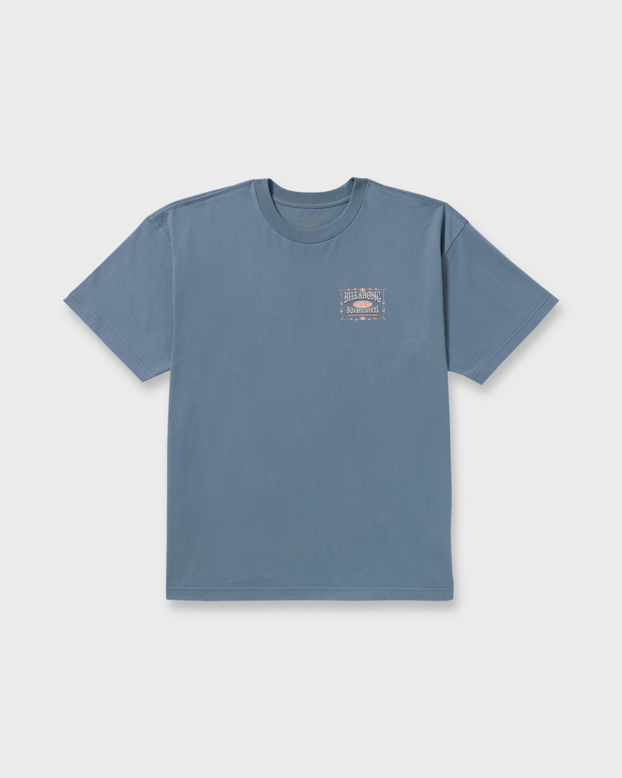 Double Spread OG Short Sleeve T-Shirt - Steel Blue - Image 7