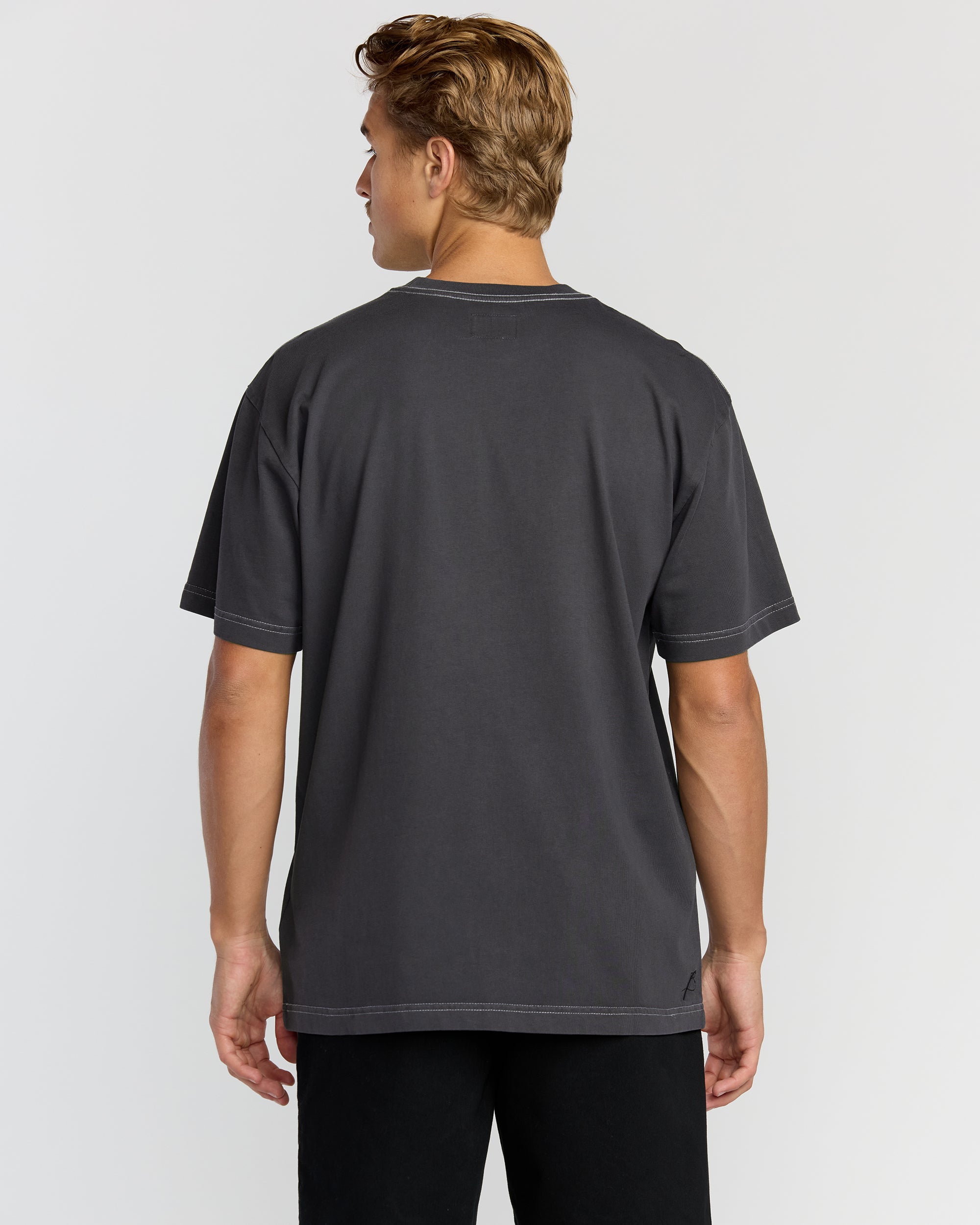Bird Of Prey Garage OG Short Sleeve T-Shirt - Washed Black - Image 3
