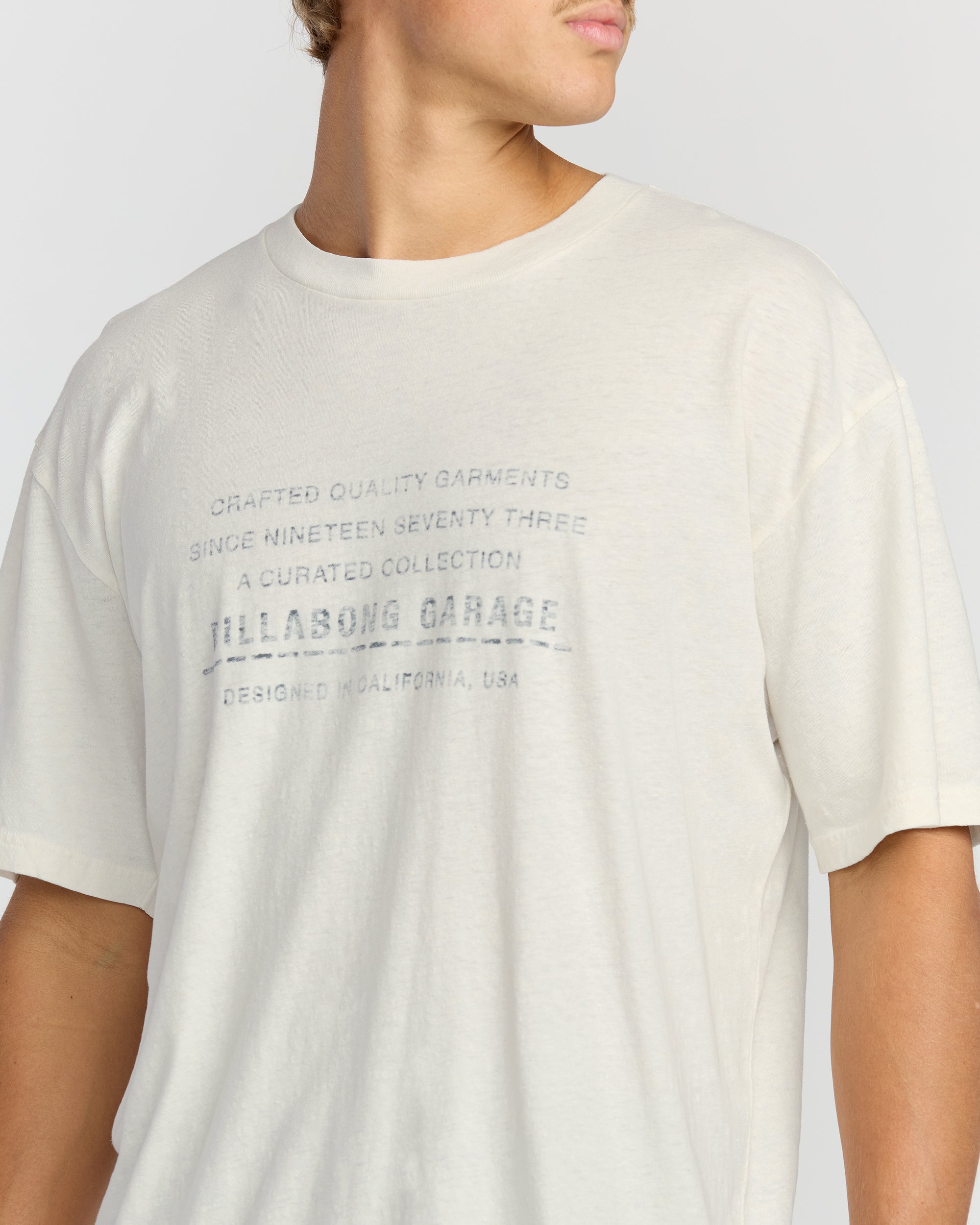 The Label Garage Regular Short Sleeve T-Shirt - Off White - Image 5