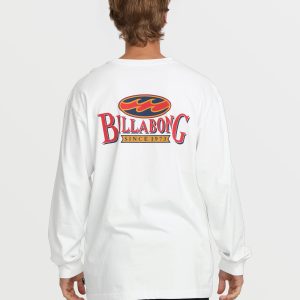 Double Spread OG Long Sleeve Tee - White