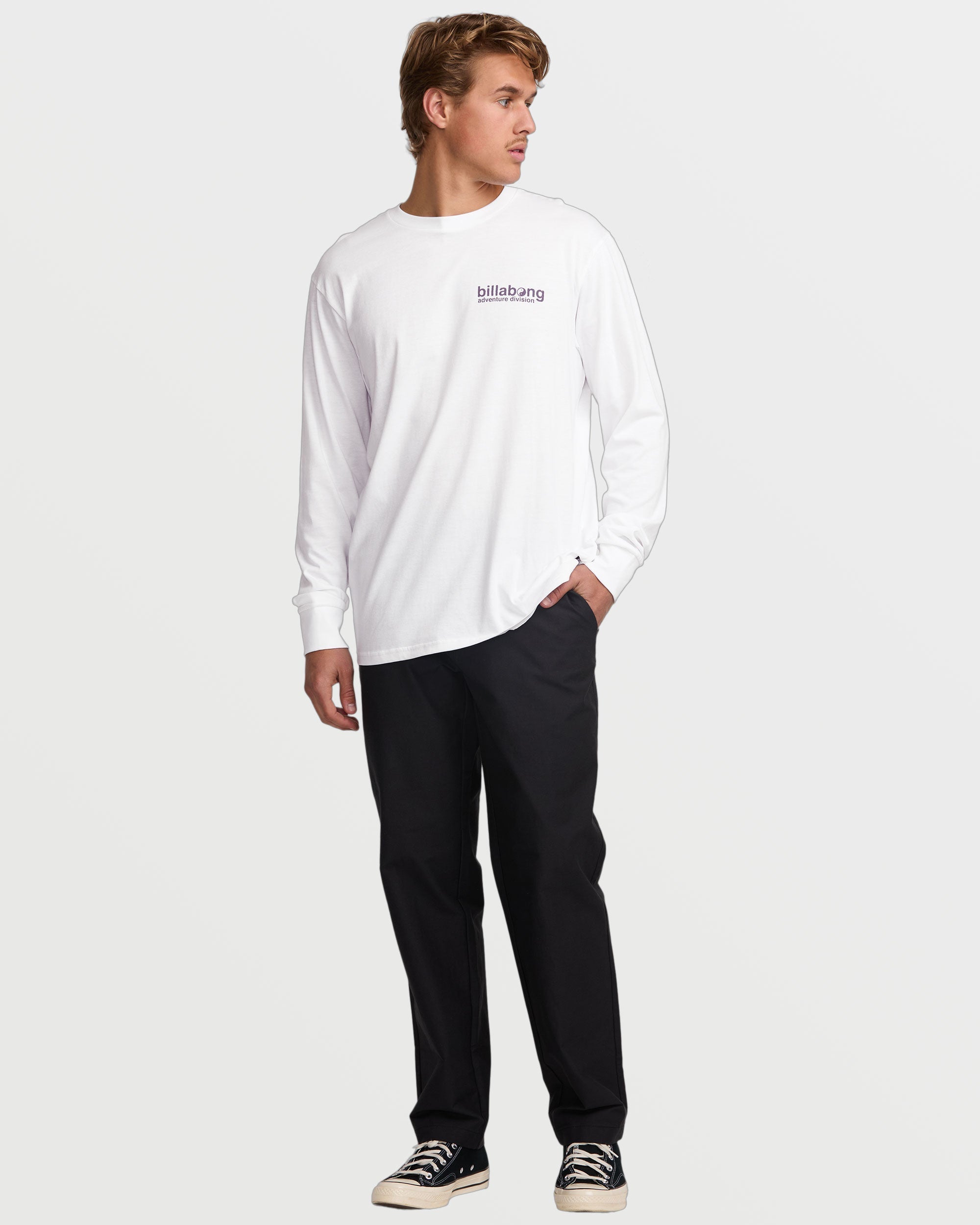 Grow A/Div Long Sleeve Tee - White - Image 5