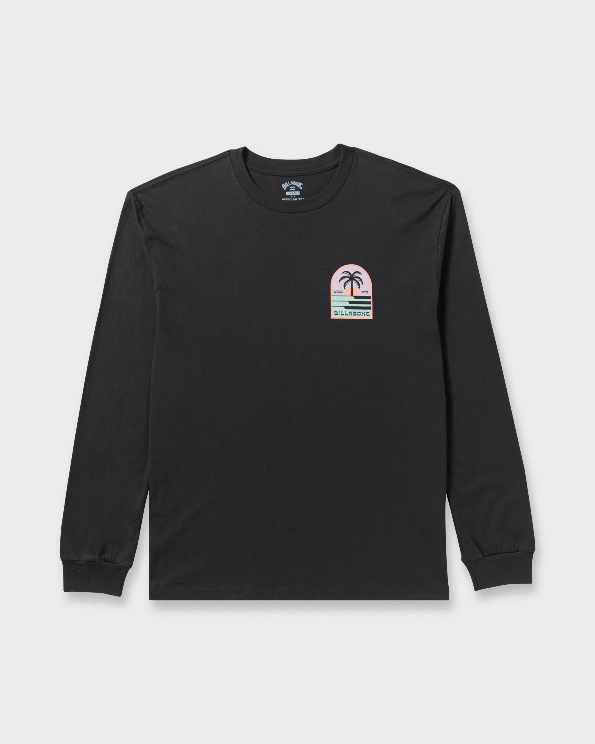 Portal Regular Long Sleeve T-Shirt - Washed Black - Image 7