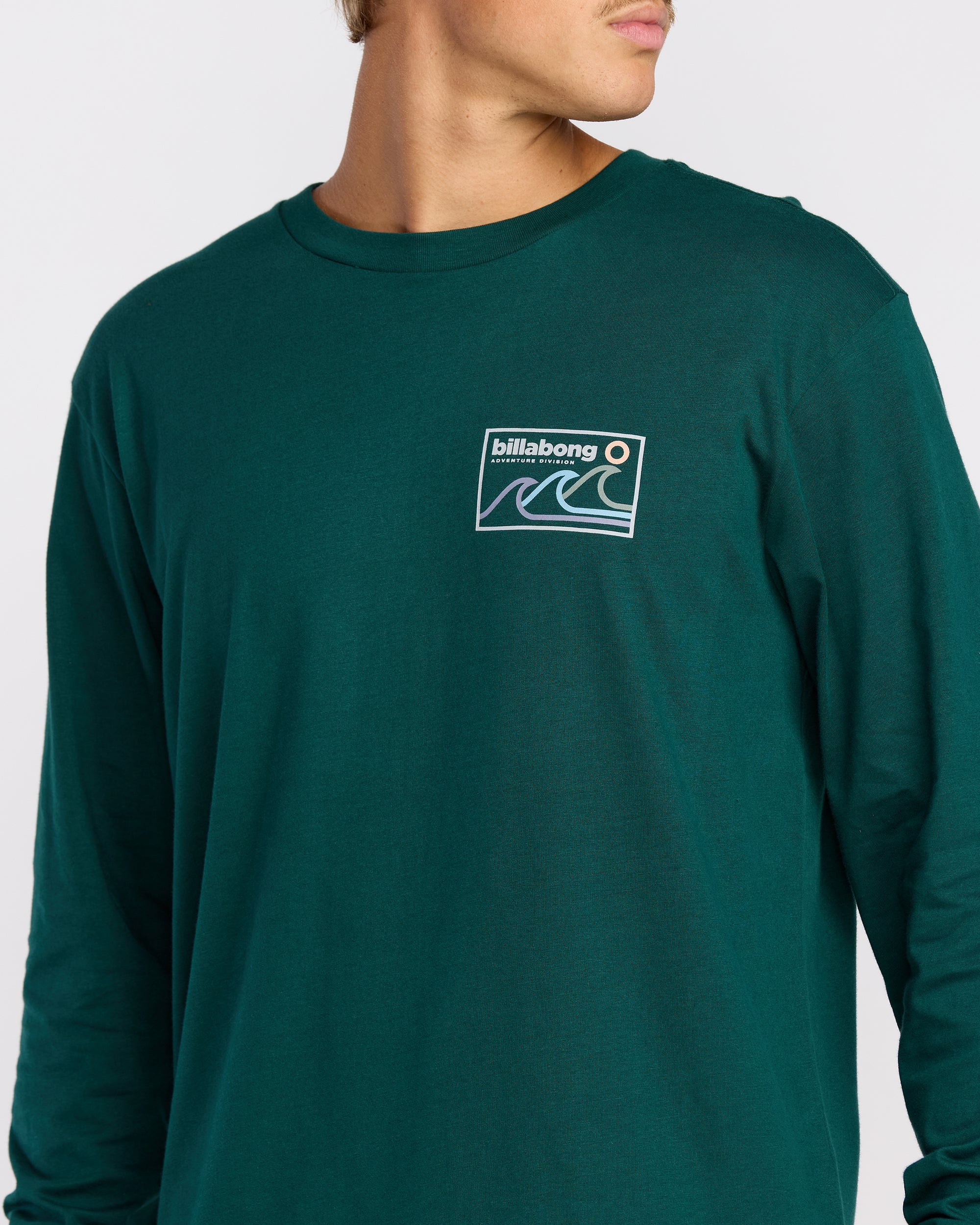 Range A/Div Long Sleeve T-Shirt - Spruce Green - Image 5