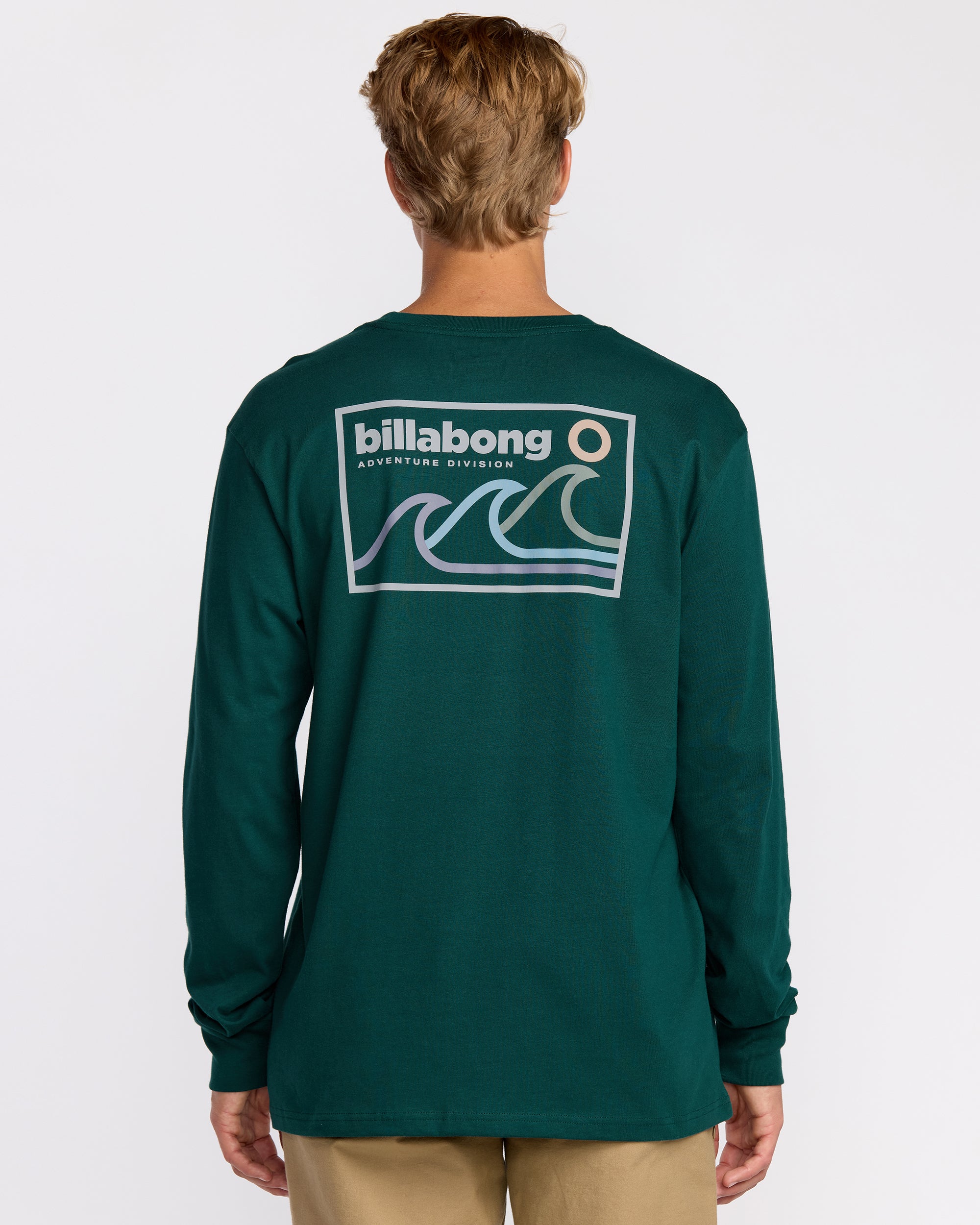 Range A/Div Long Sleeve T-Shirt - Spruce Green - Image 2