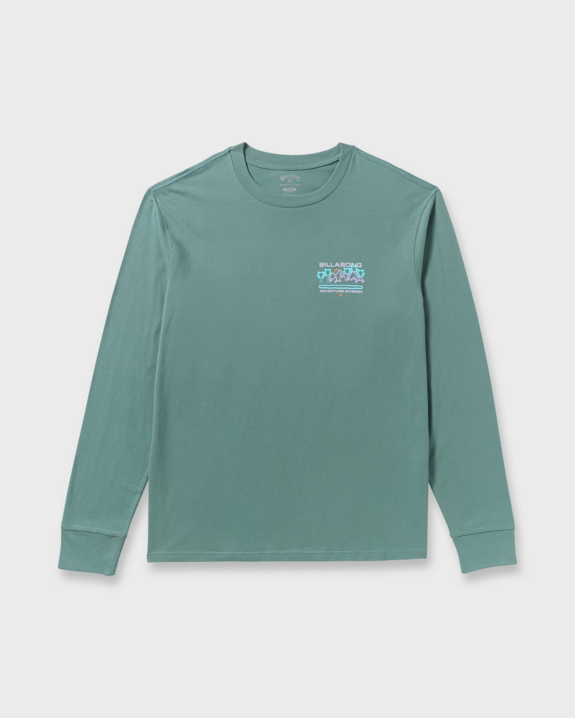 Coastal Range A/Div Long Sleeve T-Shirt - Sea Blue - Image 6