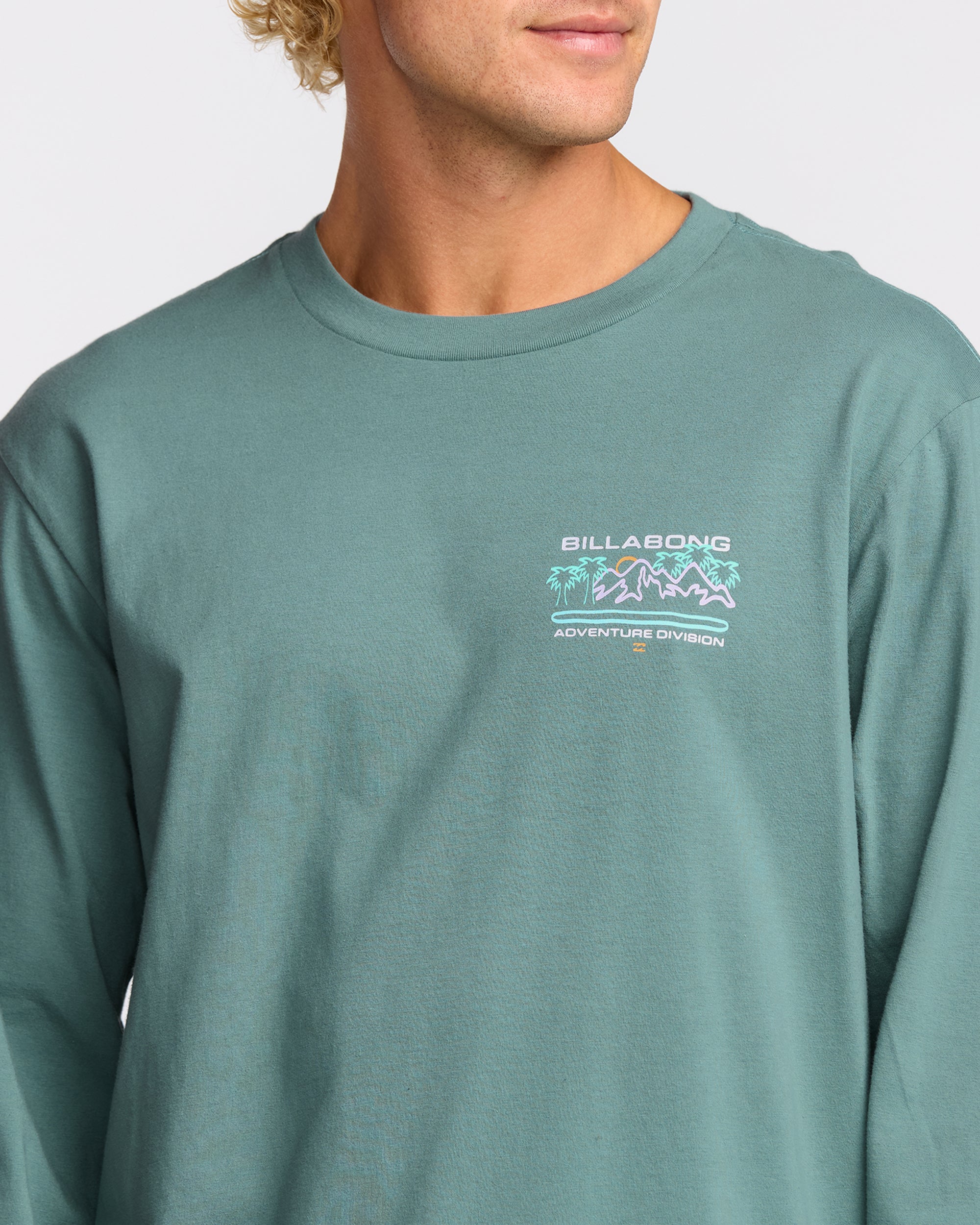 Coastal Range A/Div Long Sleeve T-Shirt - Sea Blue - Image 5