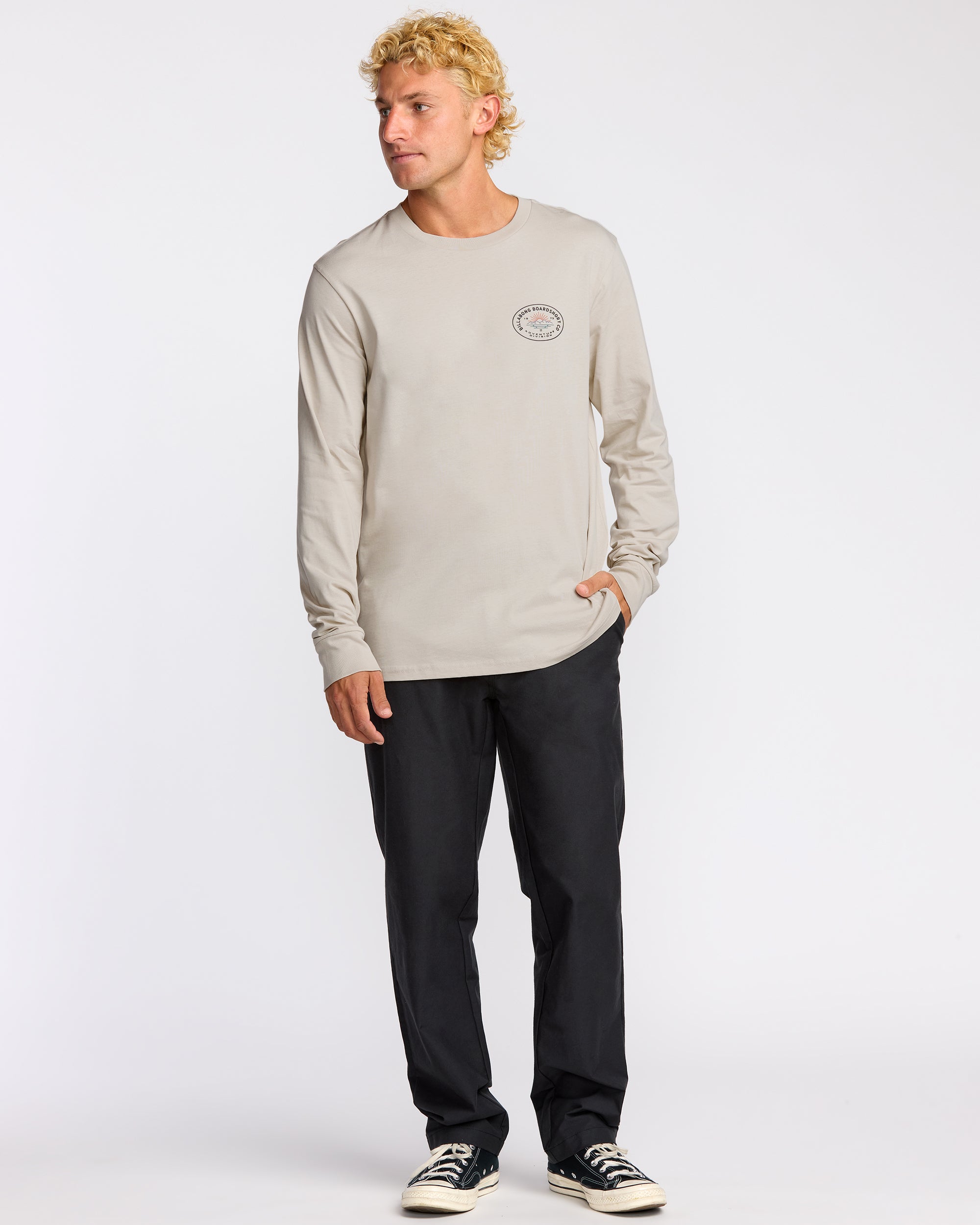 Sierra A/Div Long Sleeve T-Shirt - Chino - Image 4