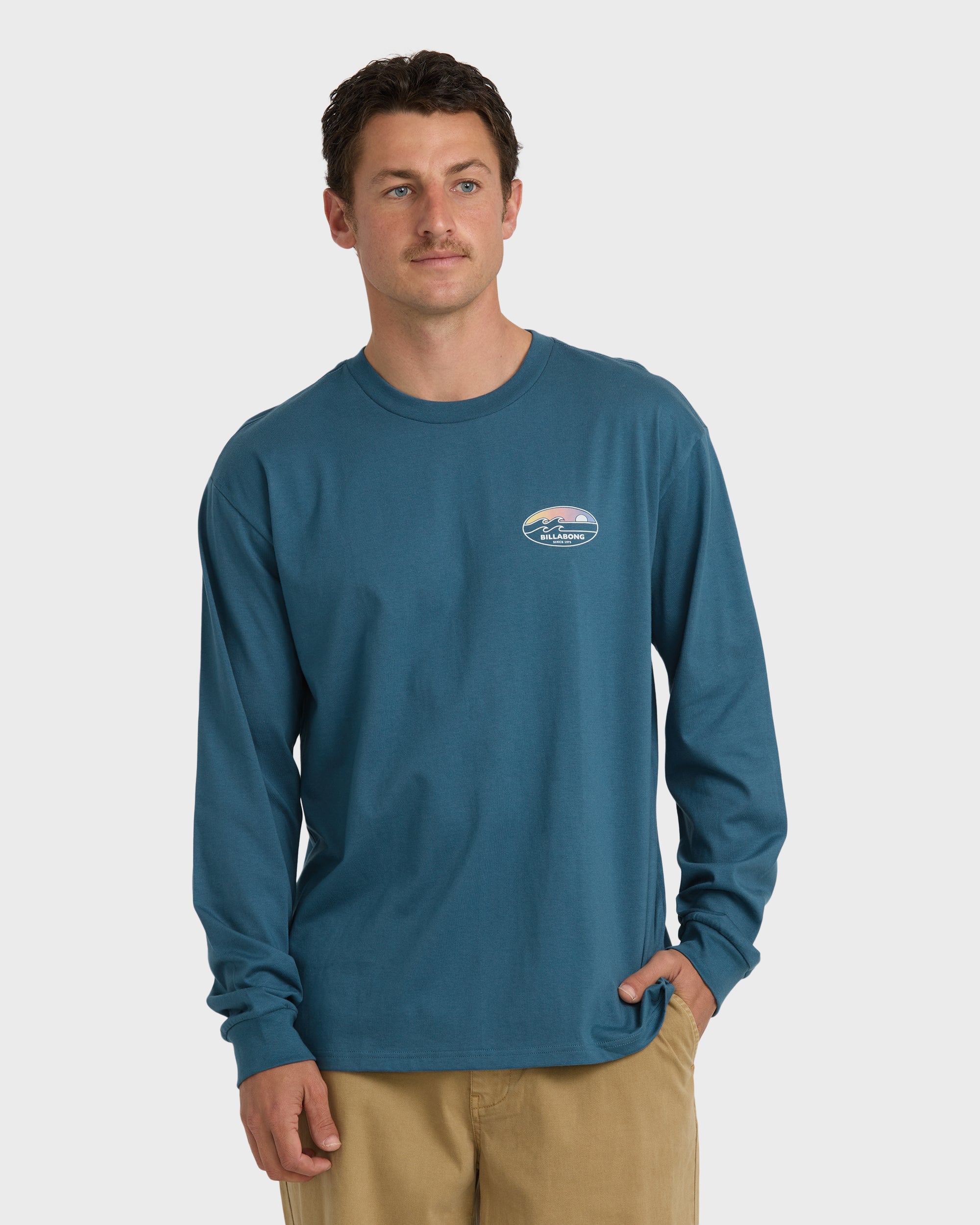 Runner Regular Long Sleeve T-Shirt - Real Teal