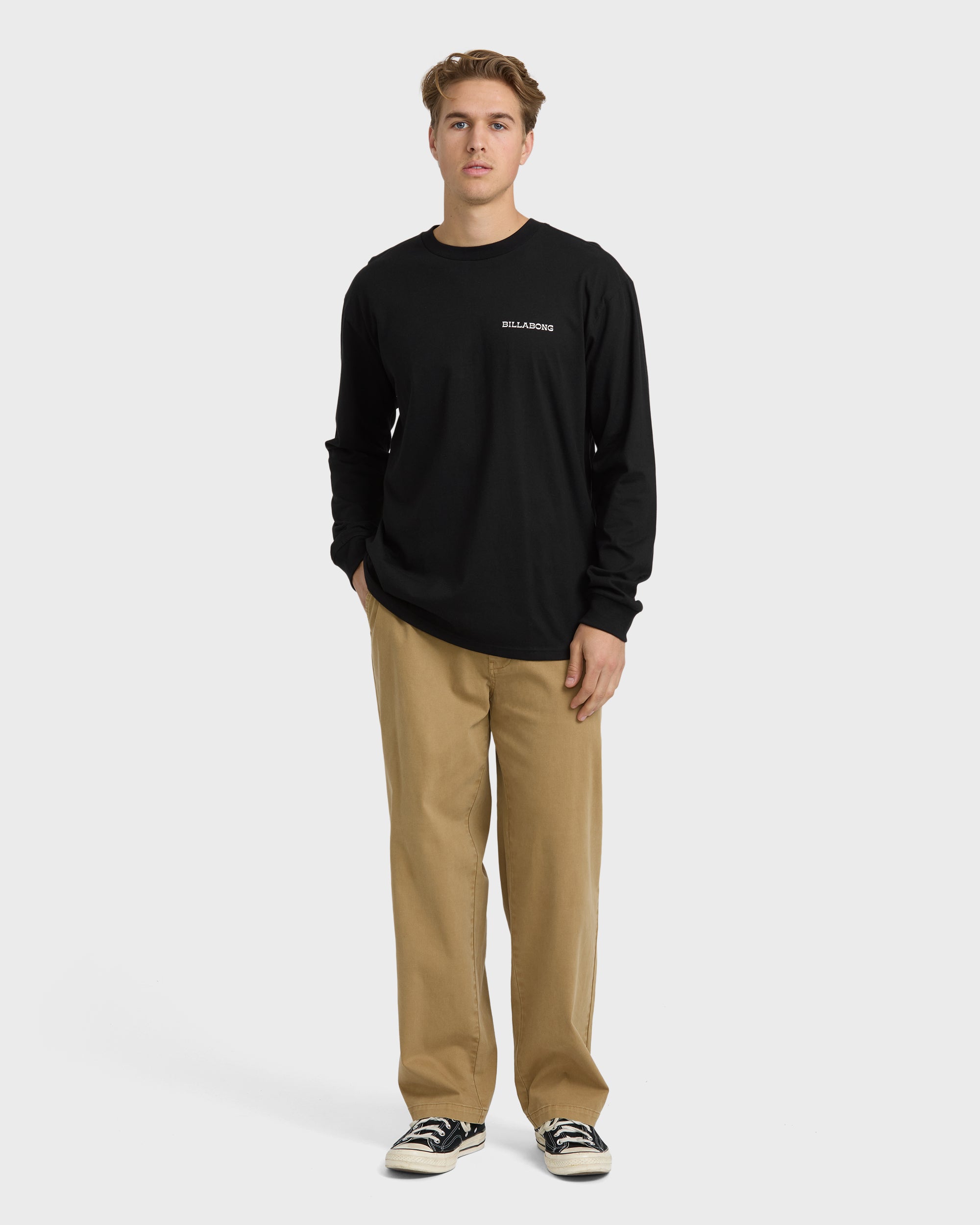 Surf Dreams Regular Long Sleeve T-Shirt - Black - Image 4