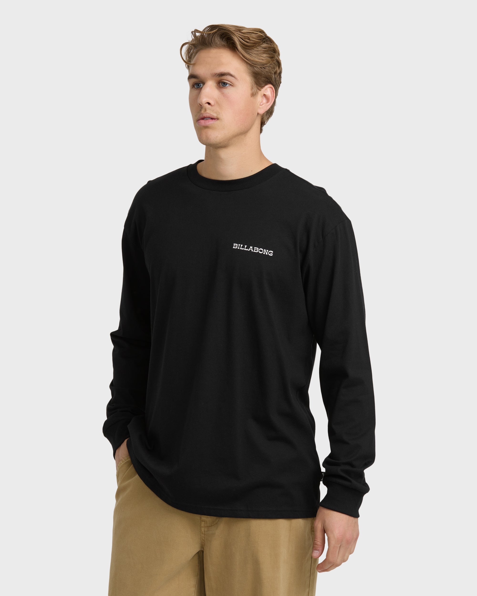 Surf Dreams Regular Long Sleeve T-Shirt - Black - Image 3