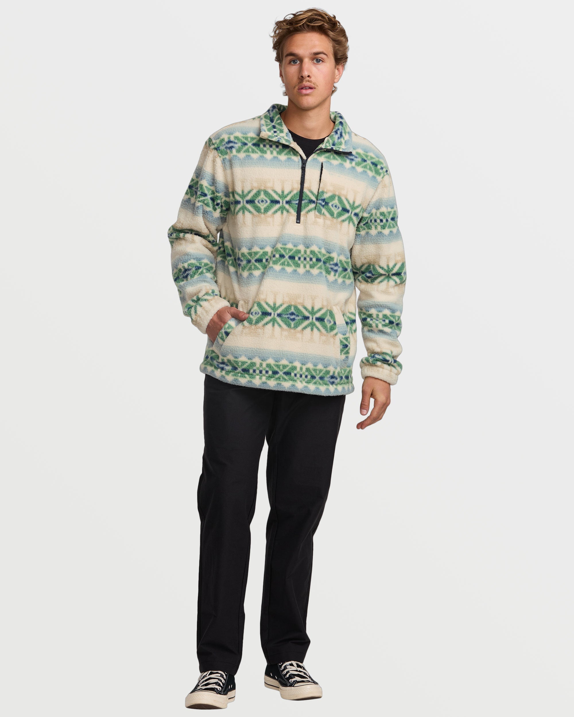 Boundary Mock Sweatshirt - Chino - Image 5