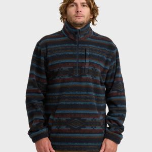 Boundary Mock Sweatshirt - Dark Navy