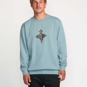 Occy Crew Sweatshirt - Cloud Blue