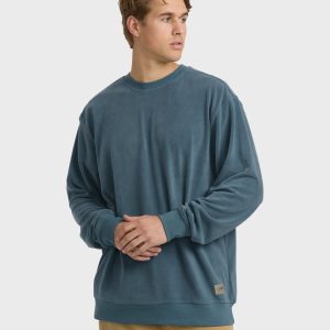 Torched Crewneck Sweatshirt - Real Teal