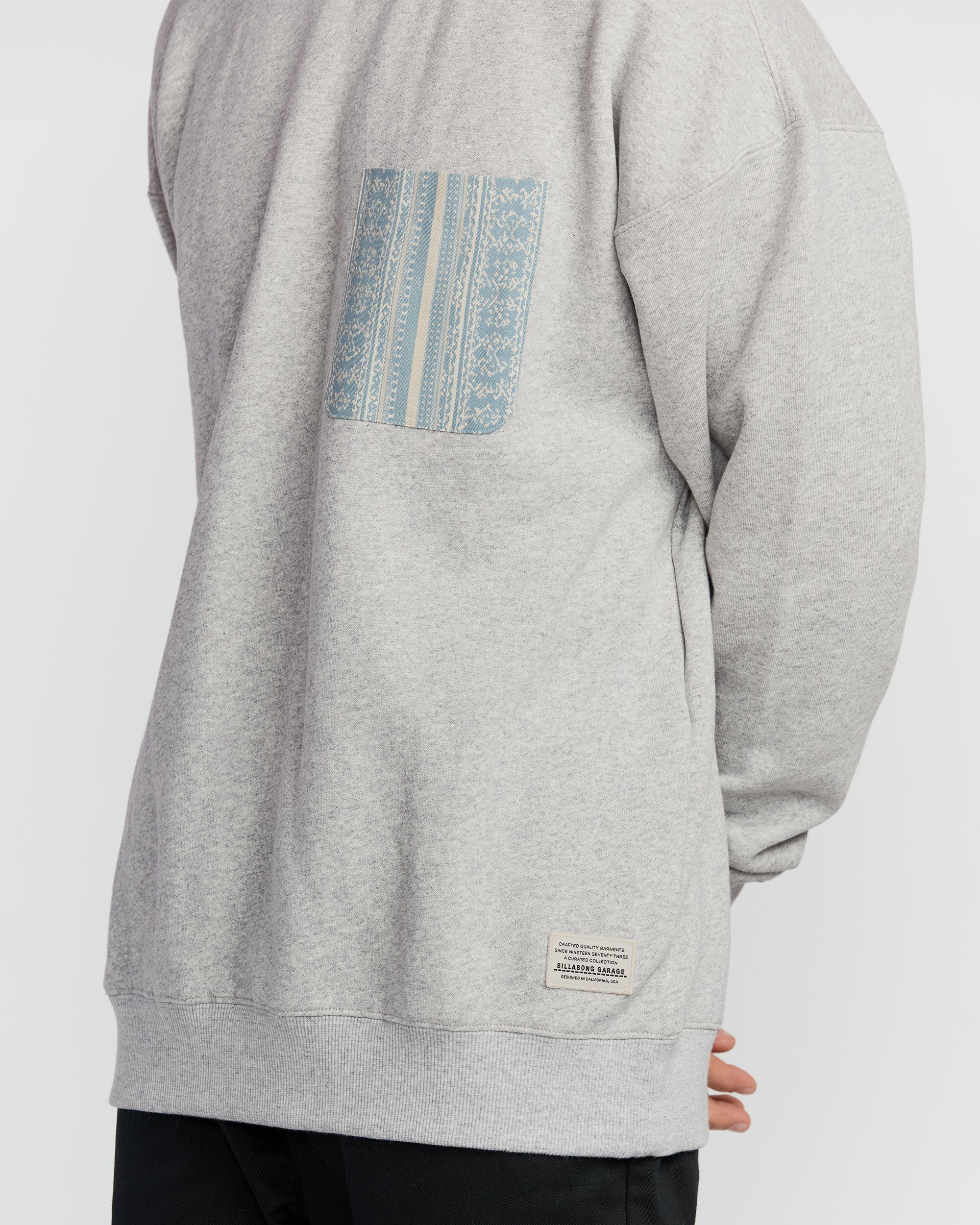 Austin Garage Crew Sweatshirt - Lt Grey Htr - Image 6