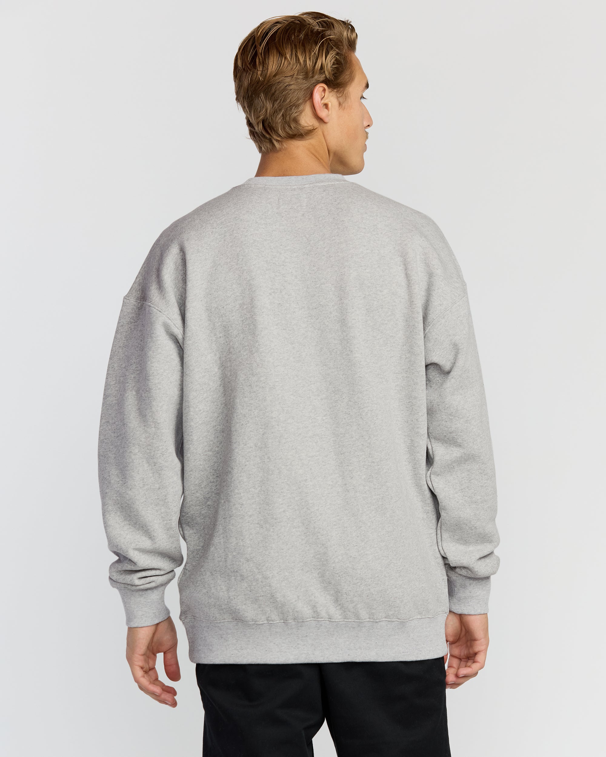 Austin Garage Crew Sweatshirt - Lt Grey Htr - Image 2