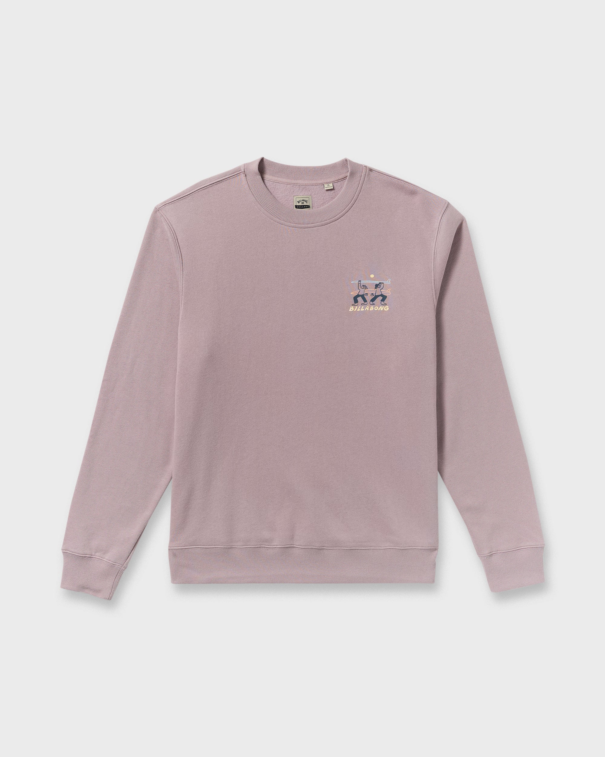 Split The Peak Crewneck Sweatshirt - Purple Ash - Image 7