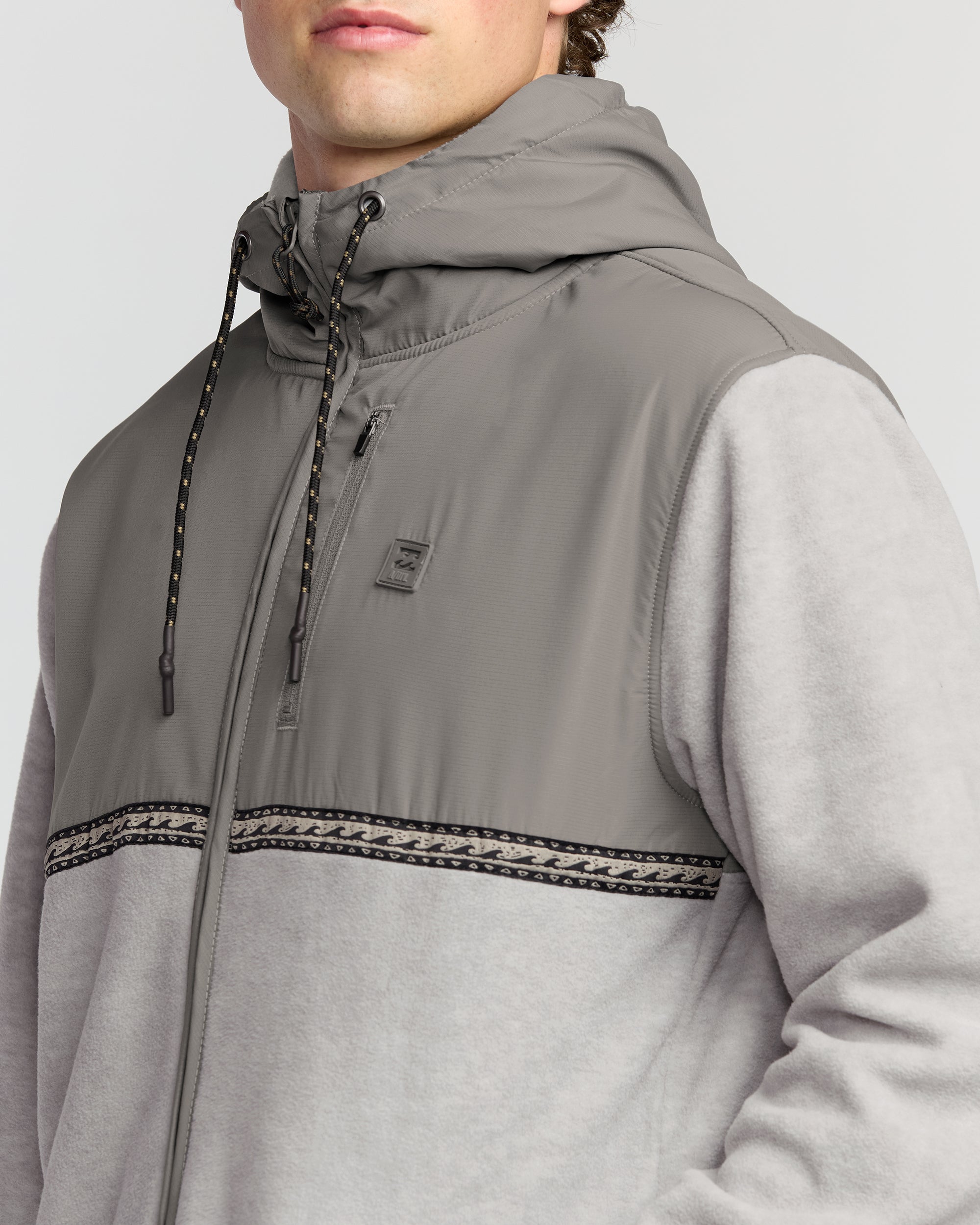 Boundary Lite Zip Sweatshirt - Gray Heather - Image 2