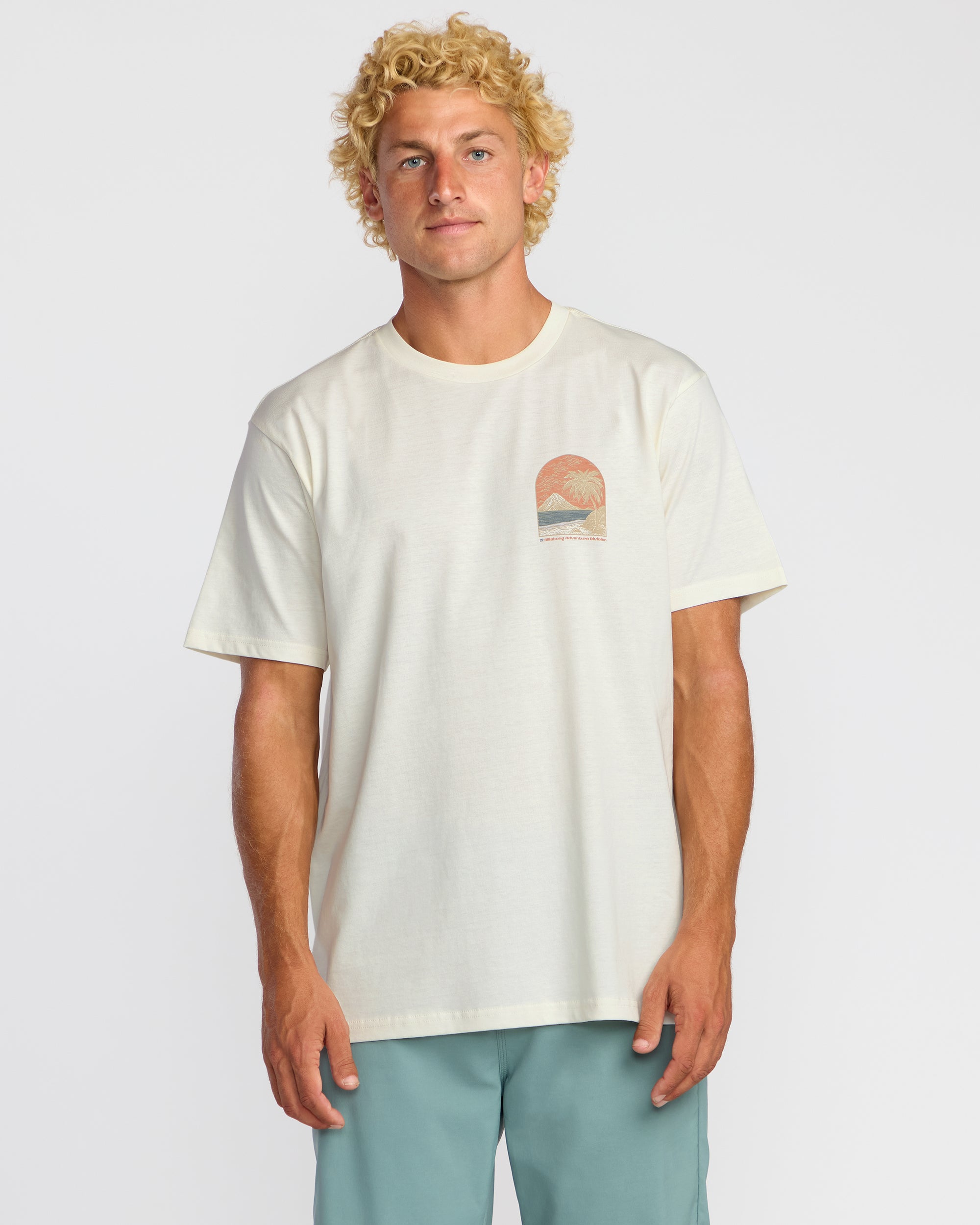 Coastal Range A/Div Short Sleeve T-Shirt - Off White - Image 2