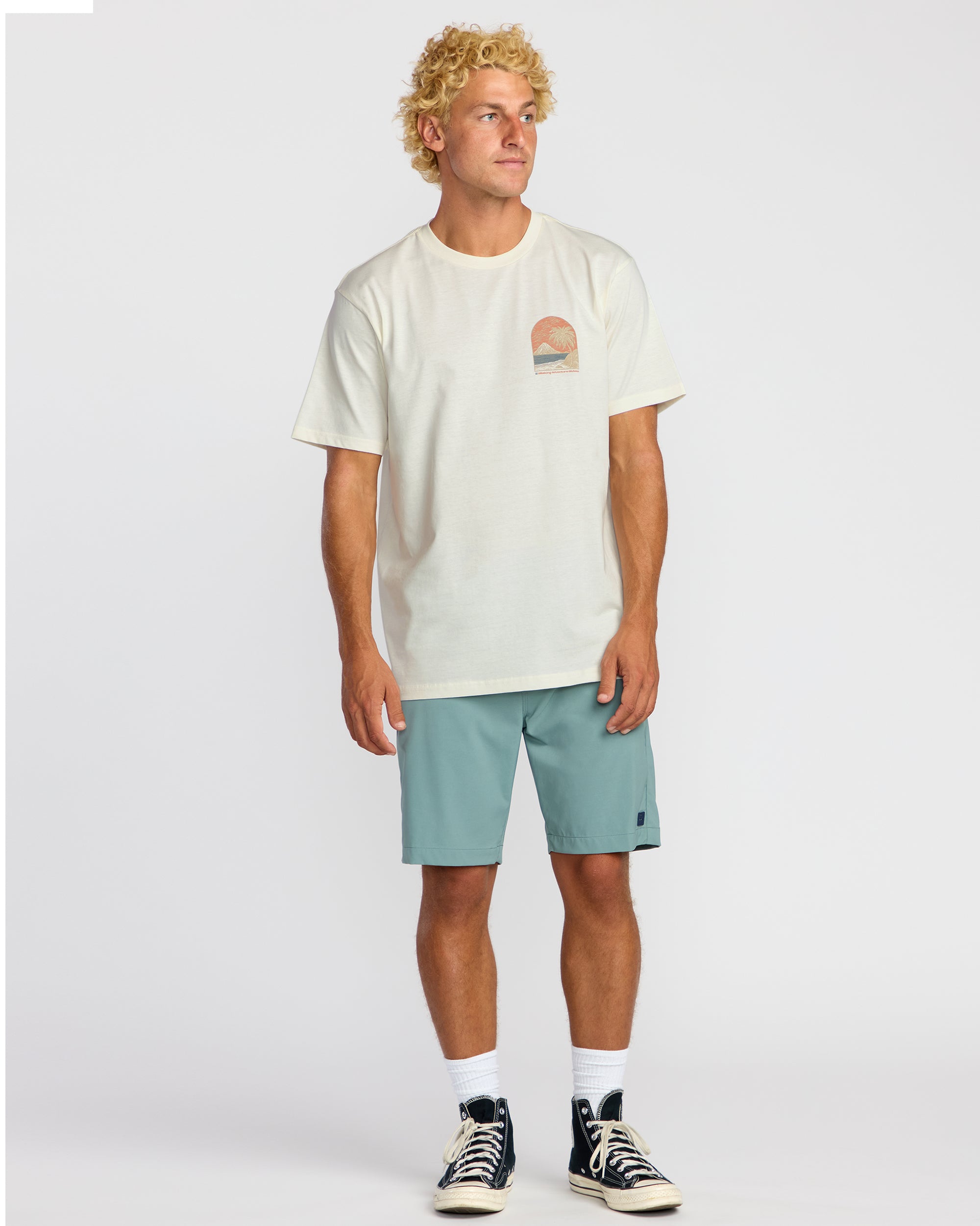Coastal Range A/Div Short Sleeve T-Shirt - Off White - Image 4