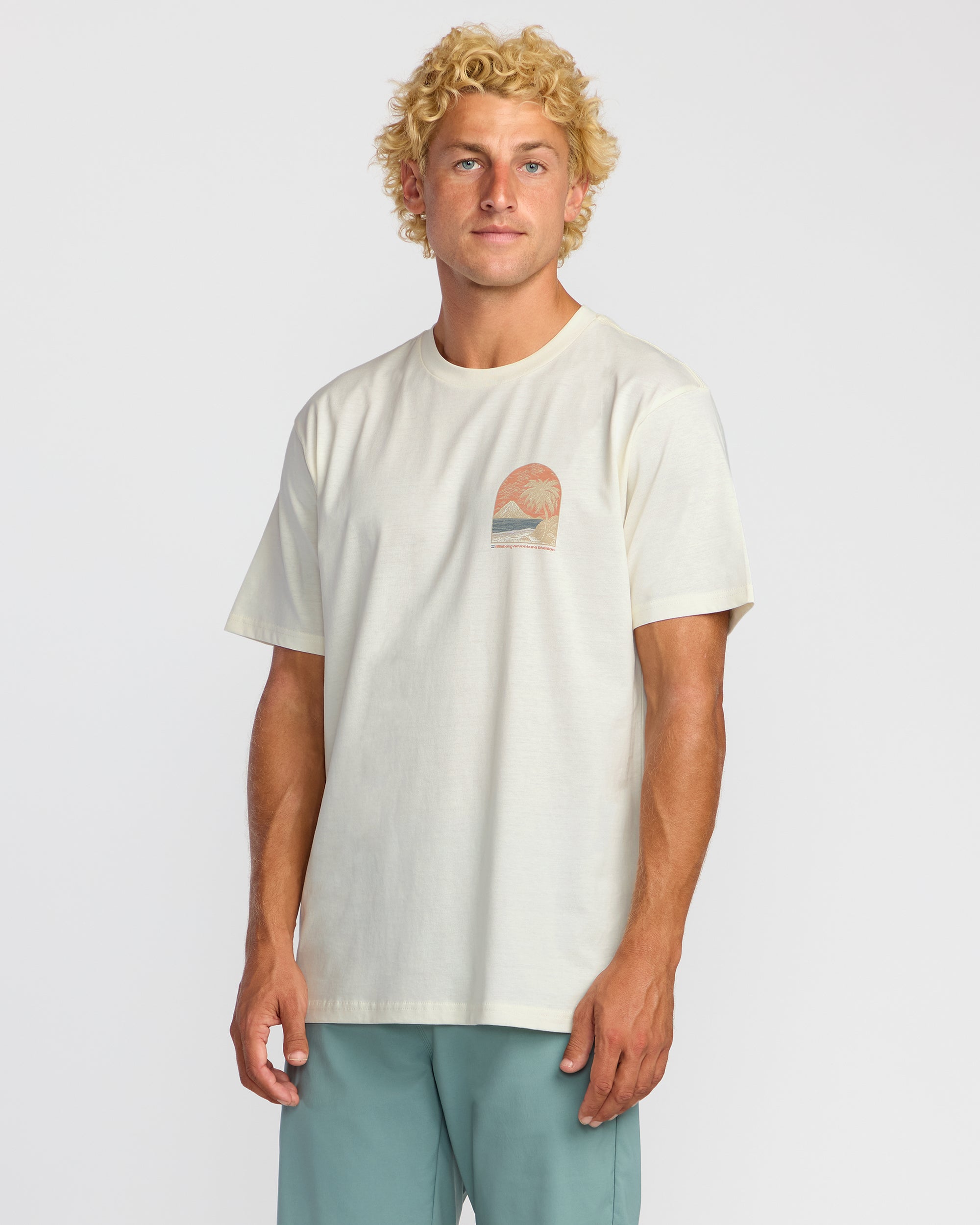 Coastal Range A/Div Short Sleeve T-Shirt - Off White - Image 3