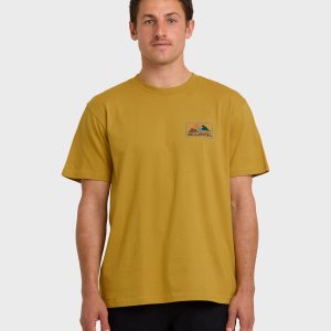 A/Div Range Short Sleeve T-Shirt - Mustard