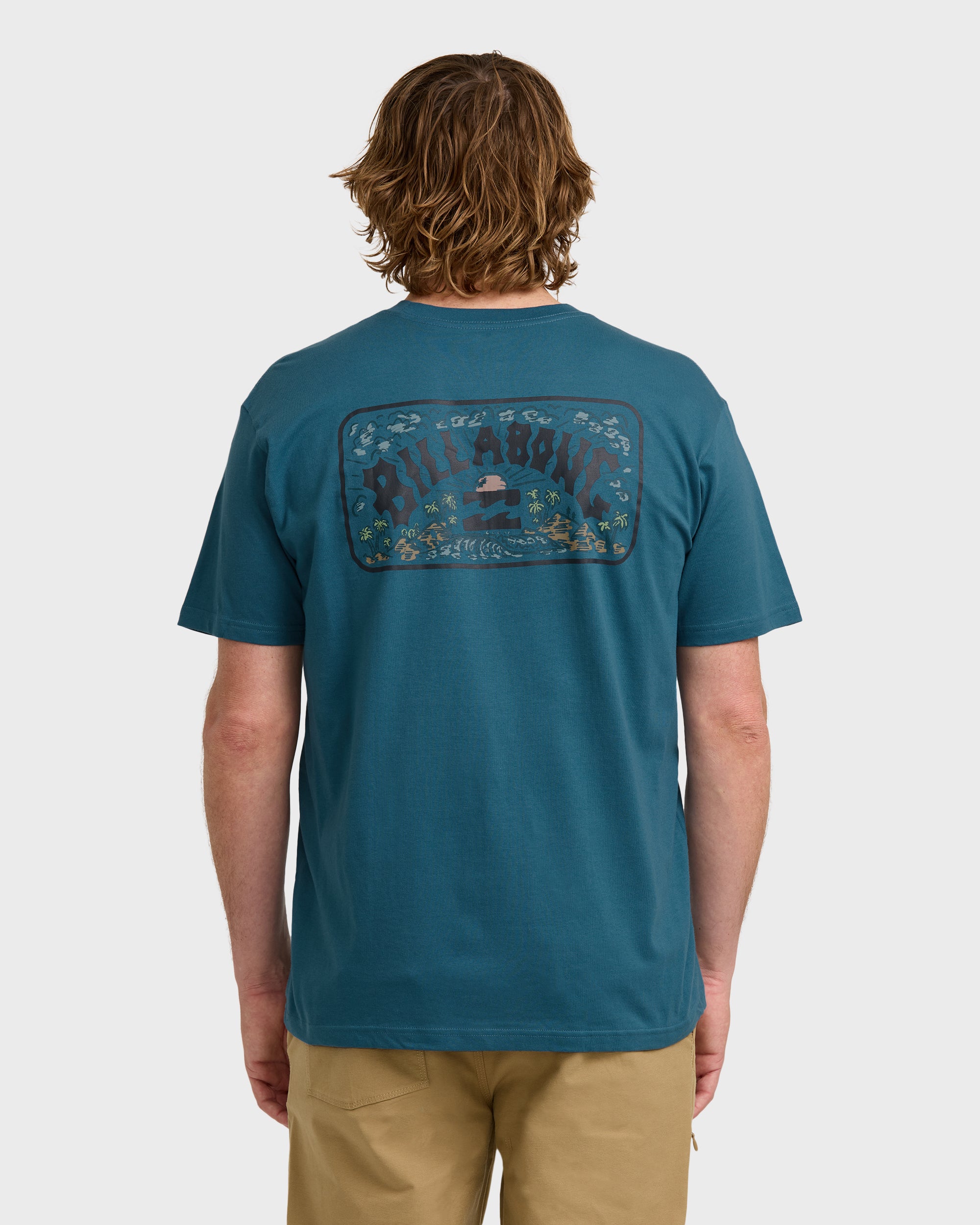 A/Div Scenic Arch Short Sleeve T-Shirt - Real Teal - Image 2