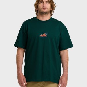 A/Div Reach The Peak OG Short Sleeve T-Shirt - Spruce Green