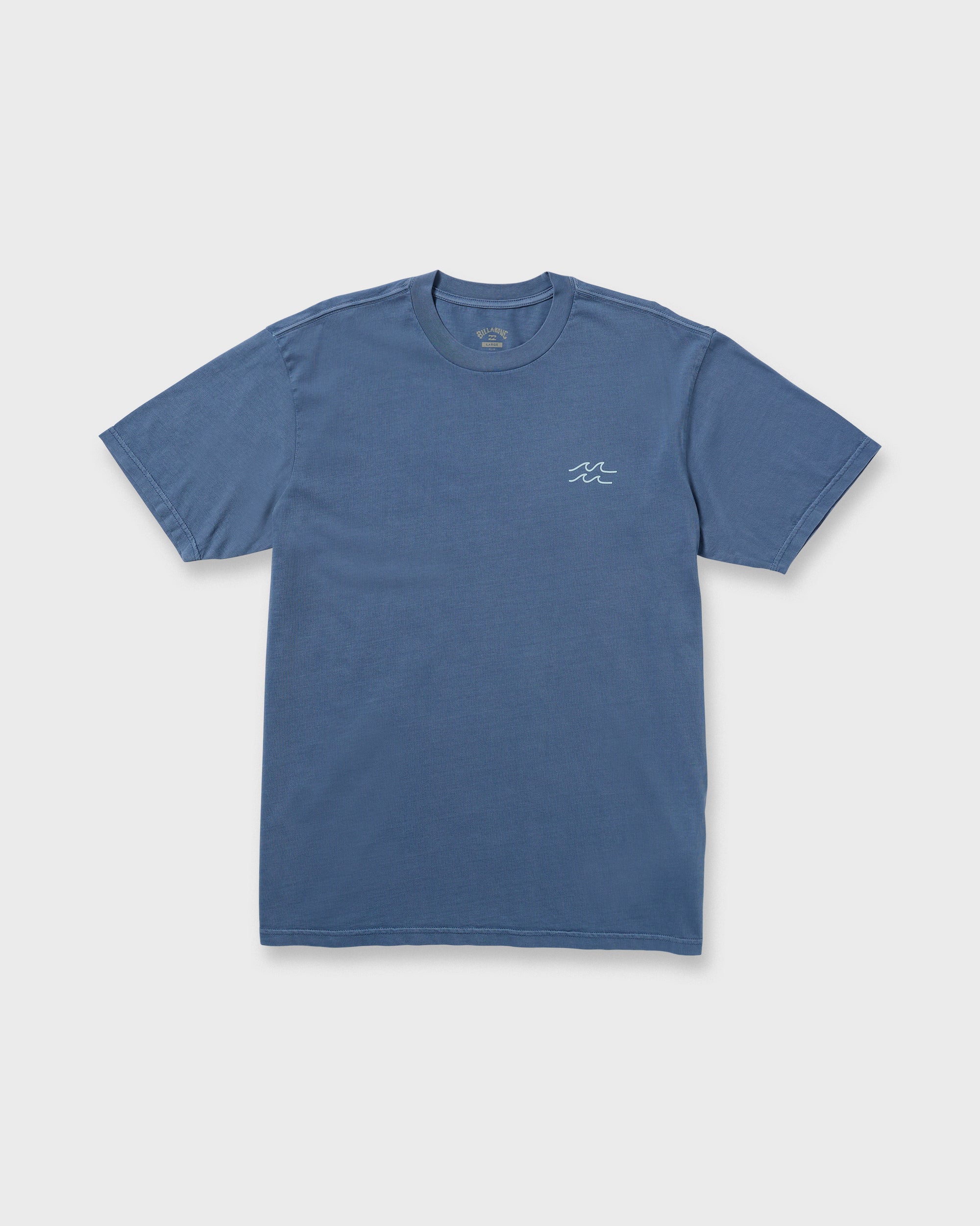Palms In The Sun Premium Wave Wash Tee - Slate Blue - Image 3