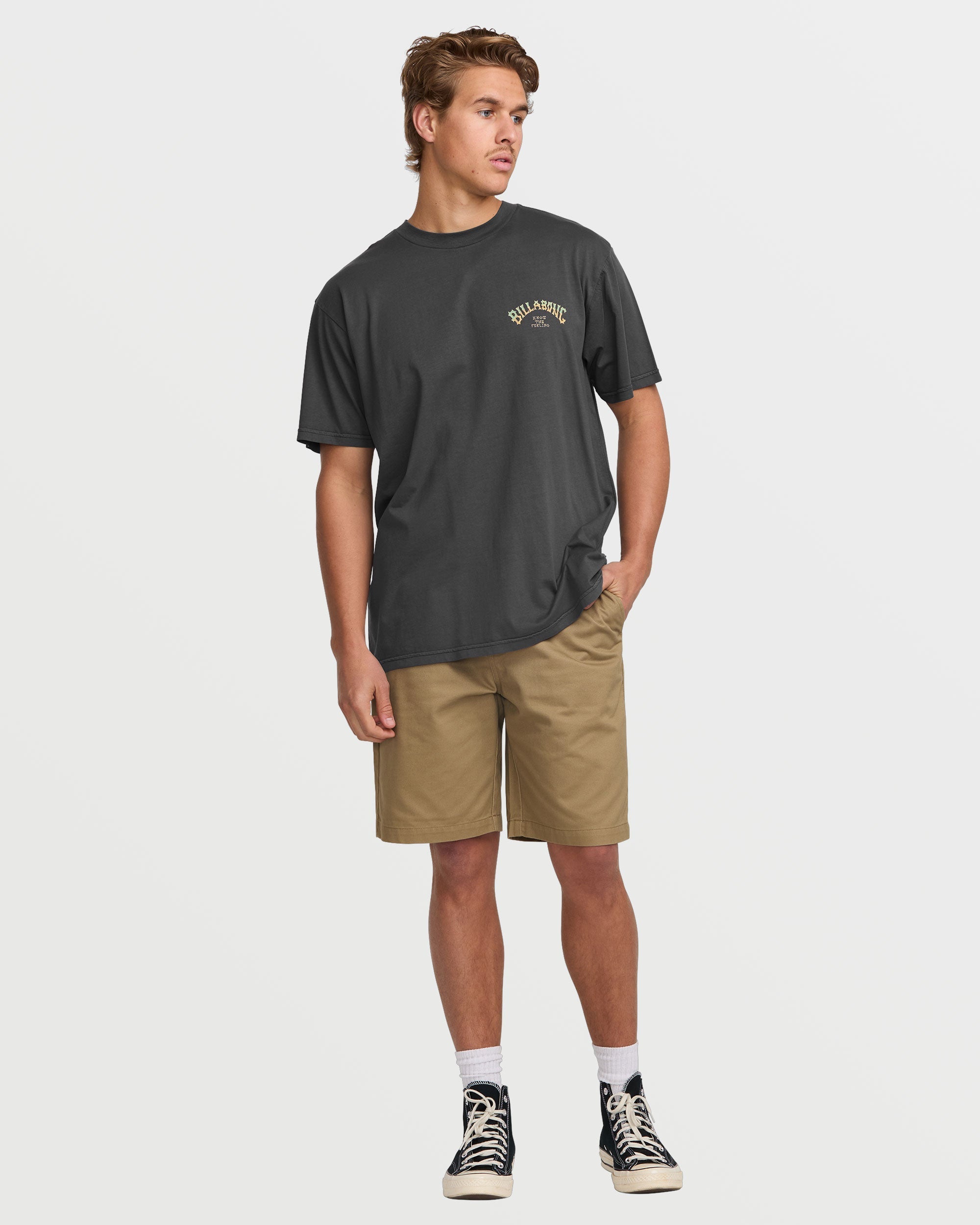 Hack Premium Wave Wash Tee - Washed Black - Image 5